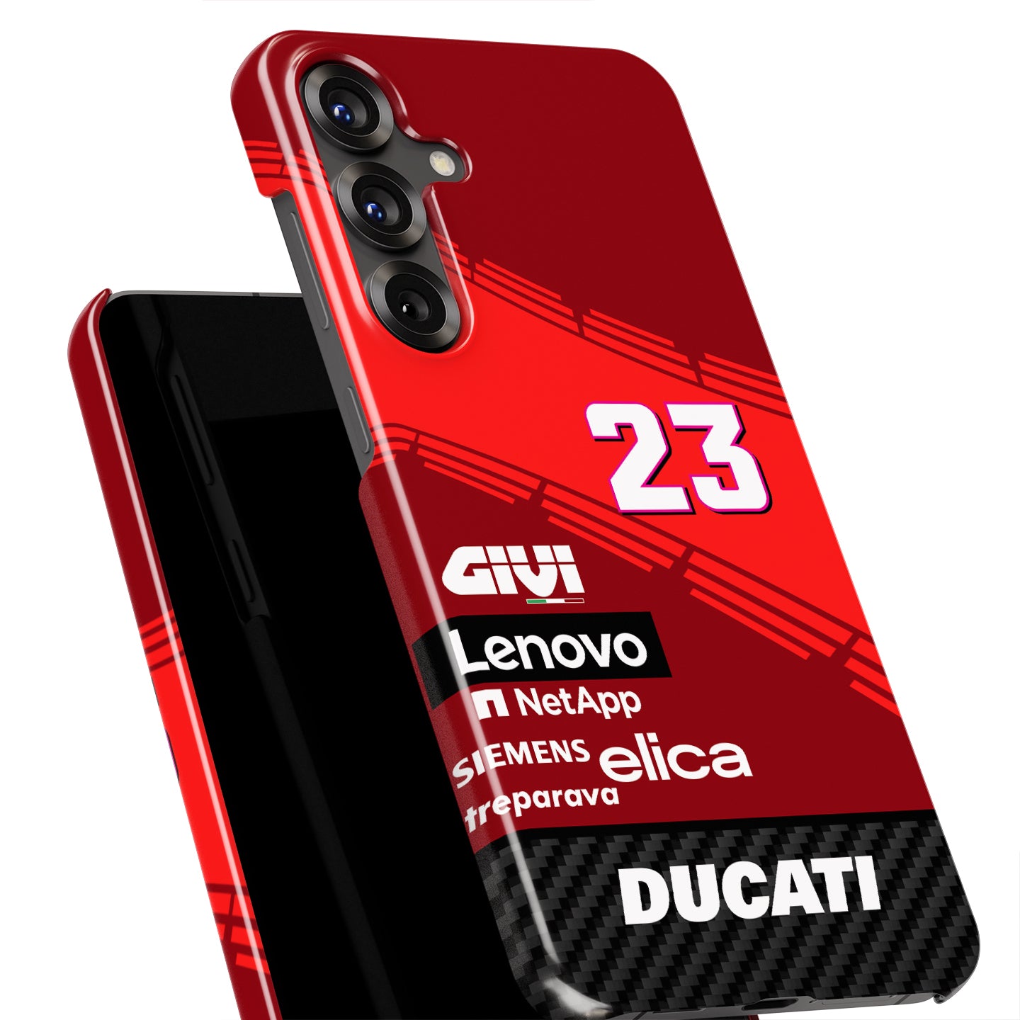 Ride with Enea Bastianini: 2024 Ducati MotoGP Livery Phone Case