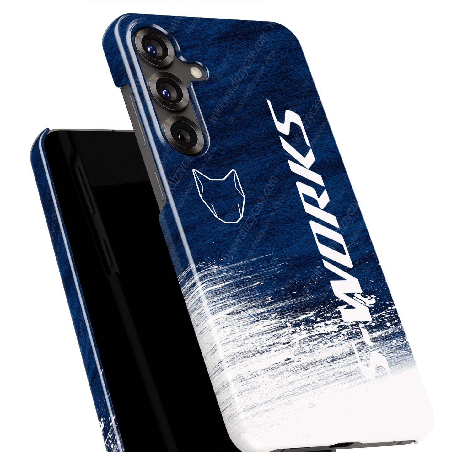 Soudal Quick-Step 2025 Bike Livery Phone Case – Gradient Blue S-Works Design for Samsung