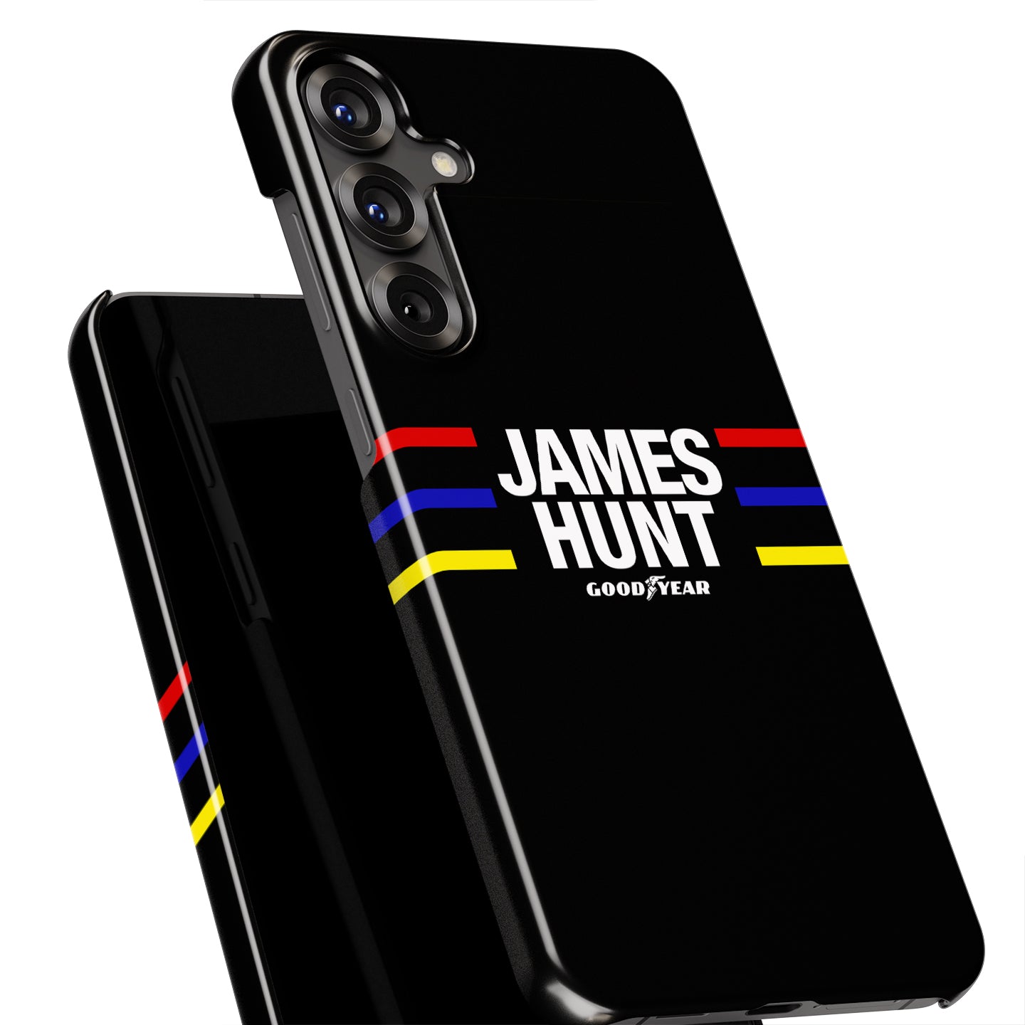 Relive Racing Glory: James Hunt Helmet Samsung Case | DIZZY CASE