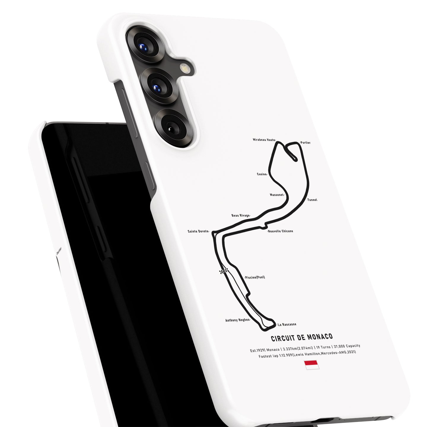 Samsung Case – Circuit de Monaco Track Map, Grand Prix Edition | DIZZY CASE
