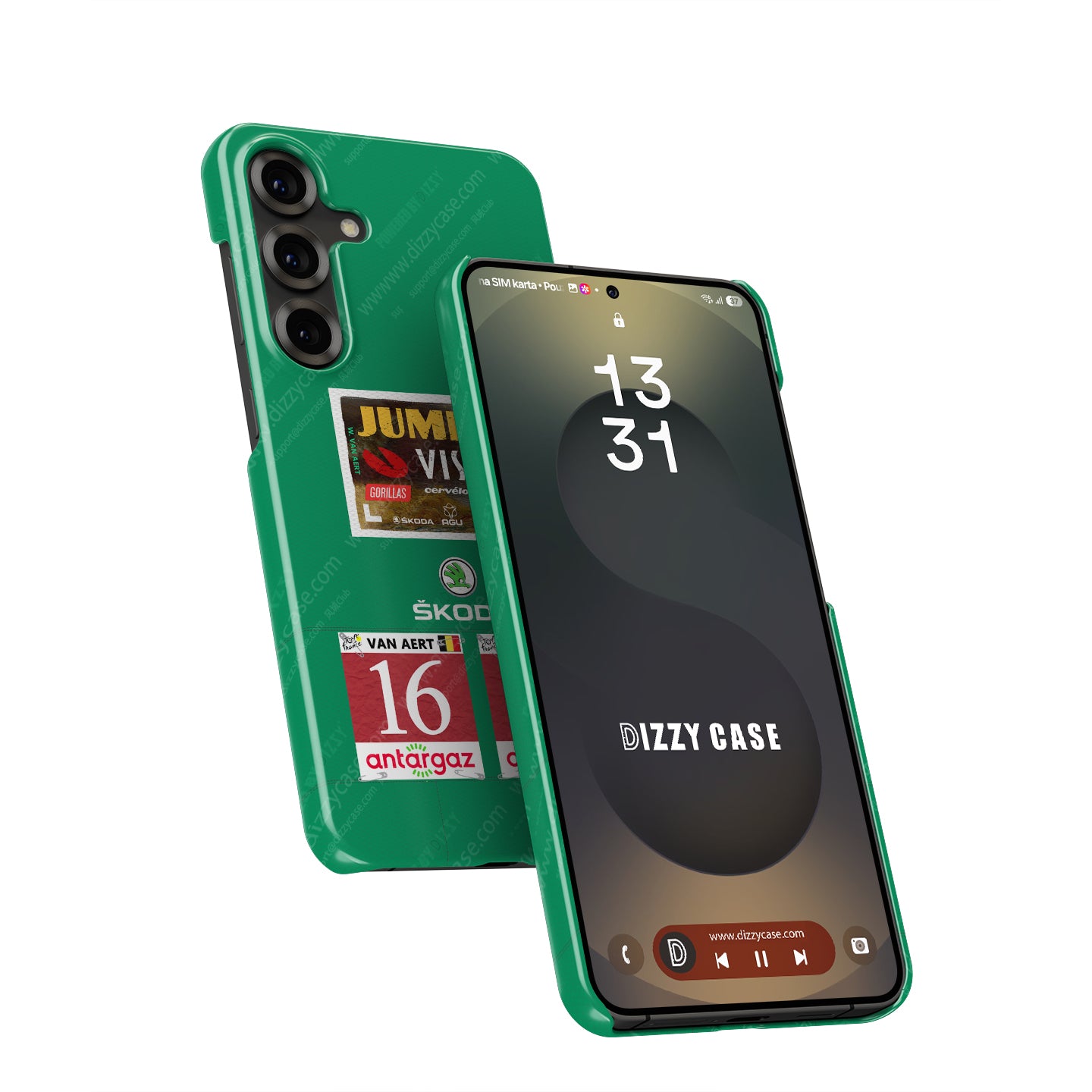 Celebrate Wout Van Aert with the 2022 Green Jersey Phone Case