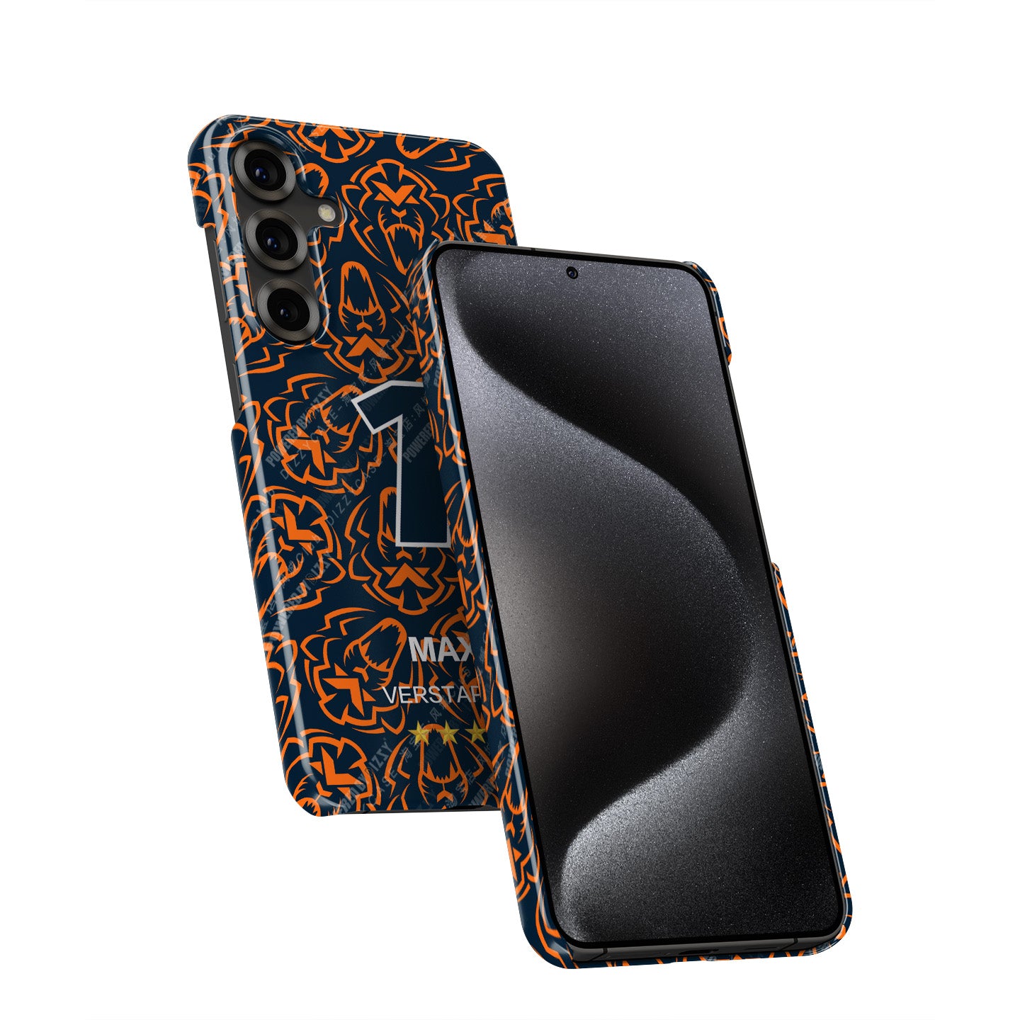 Max Verstappen 2025 F1 Champion Phone Case – Orange Lion Edition (Samsung)