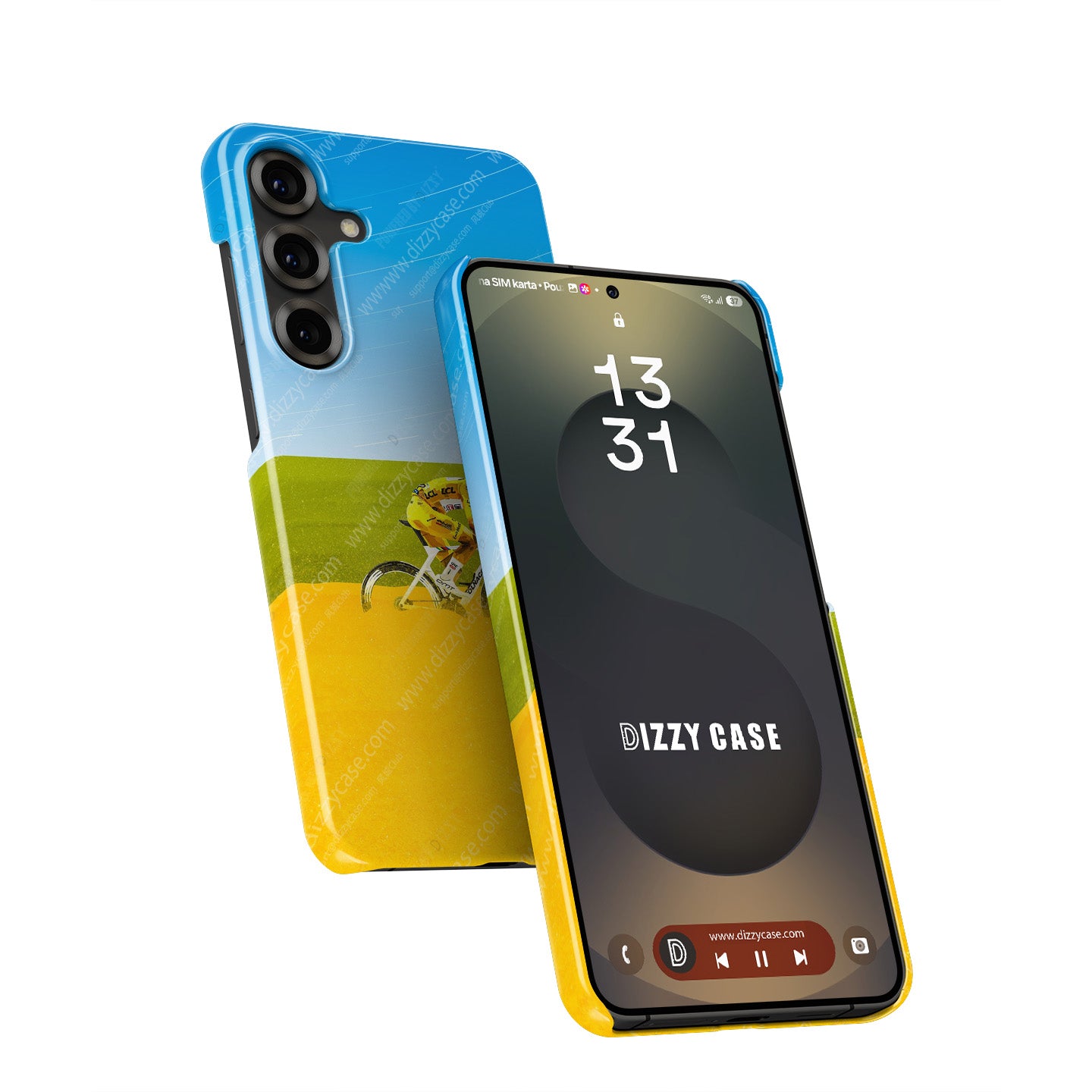 Tadej Pogačar “Solo in Yellow” Phone Case – Tour de France 2025 Edition for Samsung Galaxy