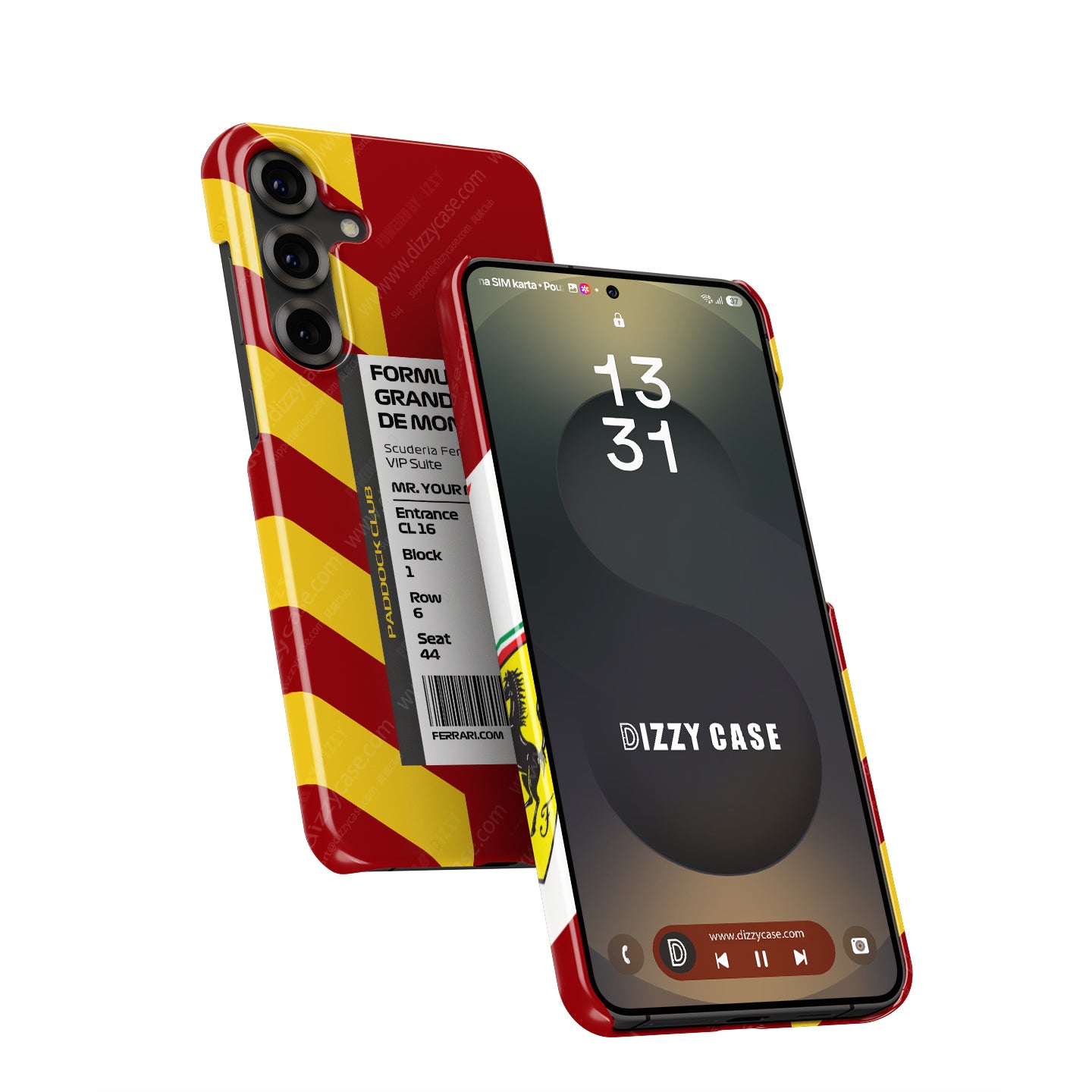 Custom Ferrari VIP Pass Samsung Galaxy Case