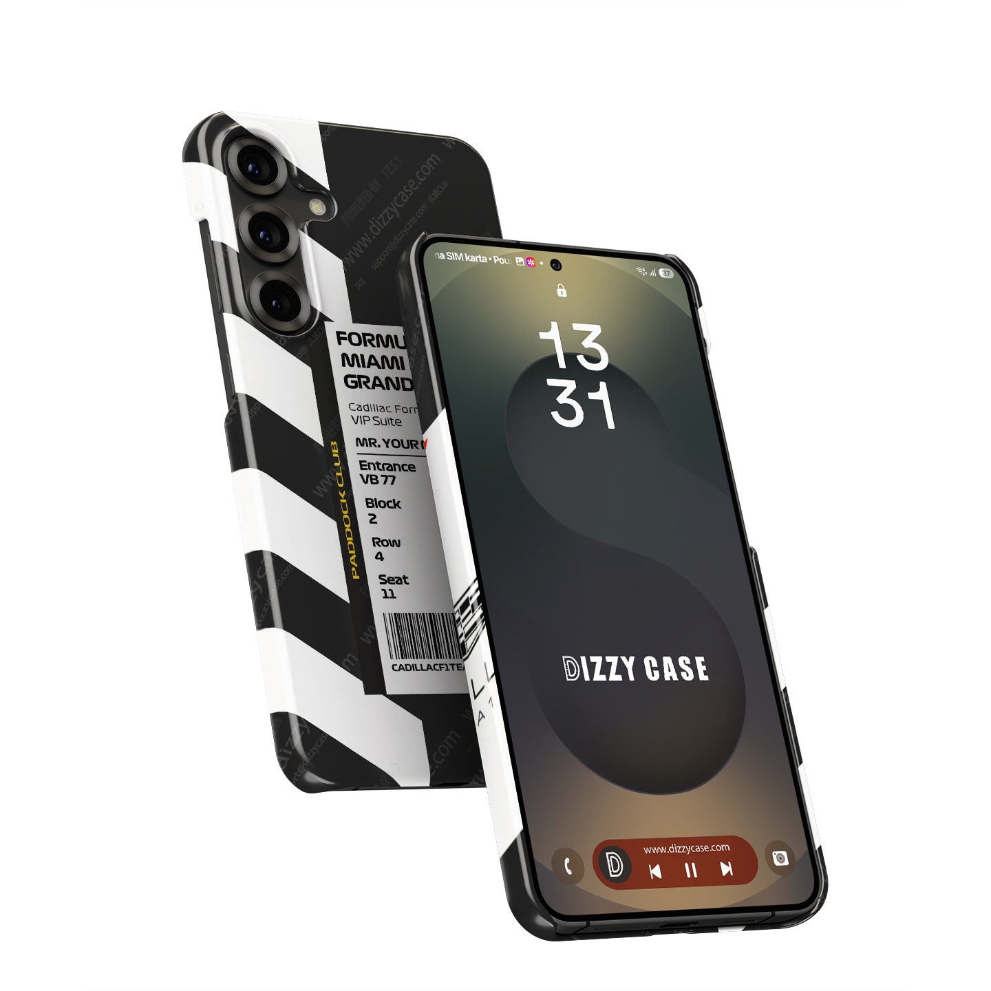 Custom Cadillac VIP Pass Samsung Galaxy Case