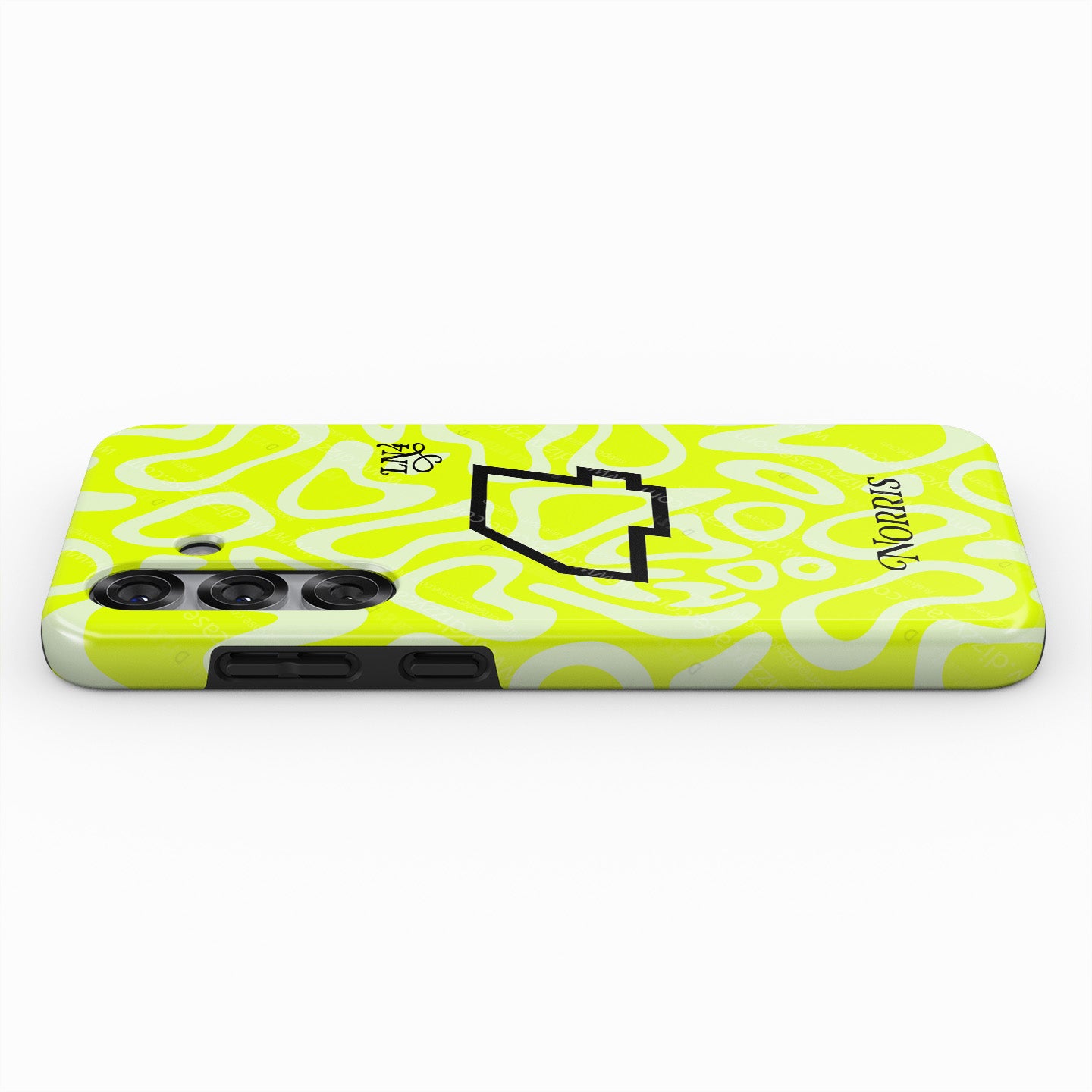 Lando Norris GRANDSTAND ’25 Phone Case – Fluoro Lime Edition for Samsung Galaxy
