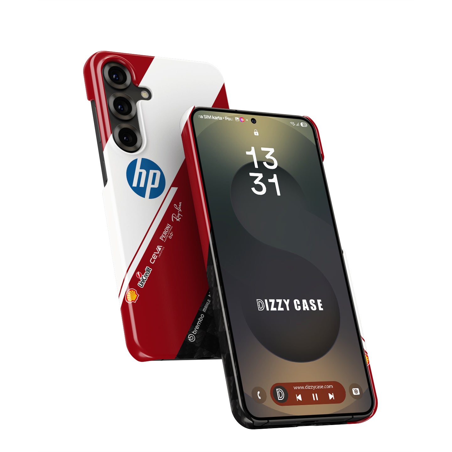 Charles Leclerc 2025 Livery Phone Case – Speed & Style Combined (Samsung Galaxy) | DIZZY CASE