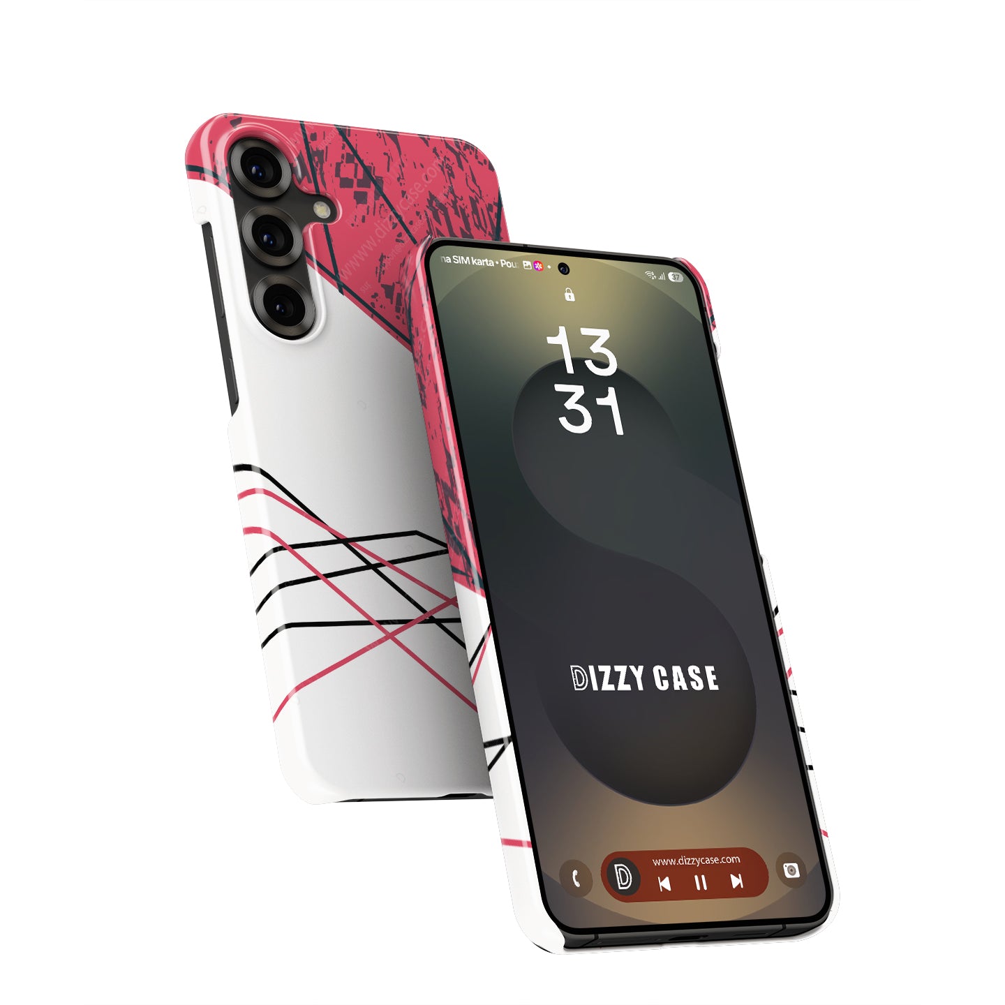Coque de téléphone Tadej Pogacar 2024 Giro d'Italia en maillot rose par DIZZY