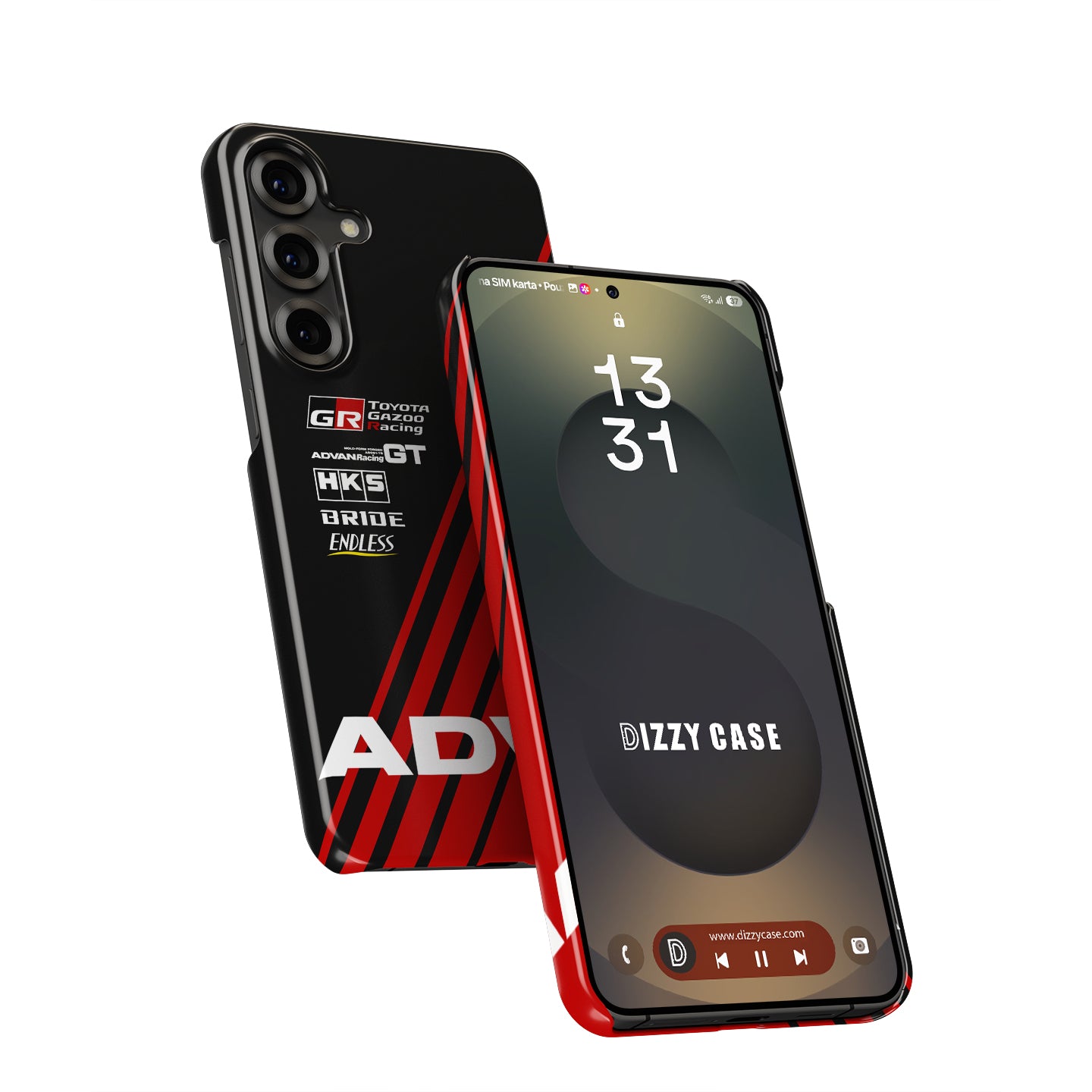 Unleash Racing Style with the Toyota ADVAN GR Yaris Samsung Phone Case