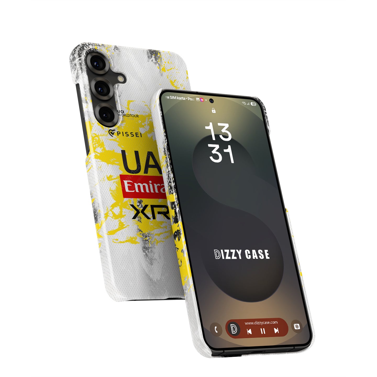 Tadej Pogačar 2025 Tour de France Phone Case – UAE Yellow Jersey Tribute (for Samsung) | DIZZY CASE
