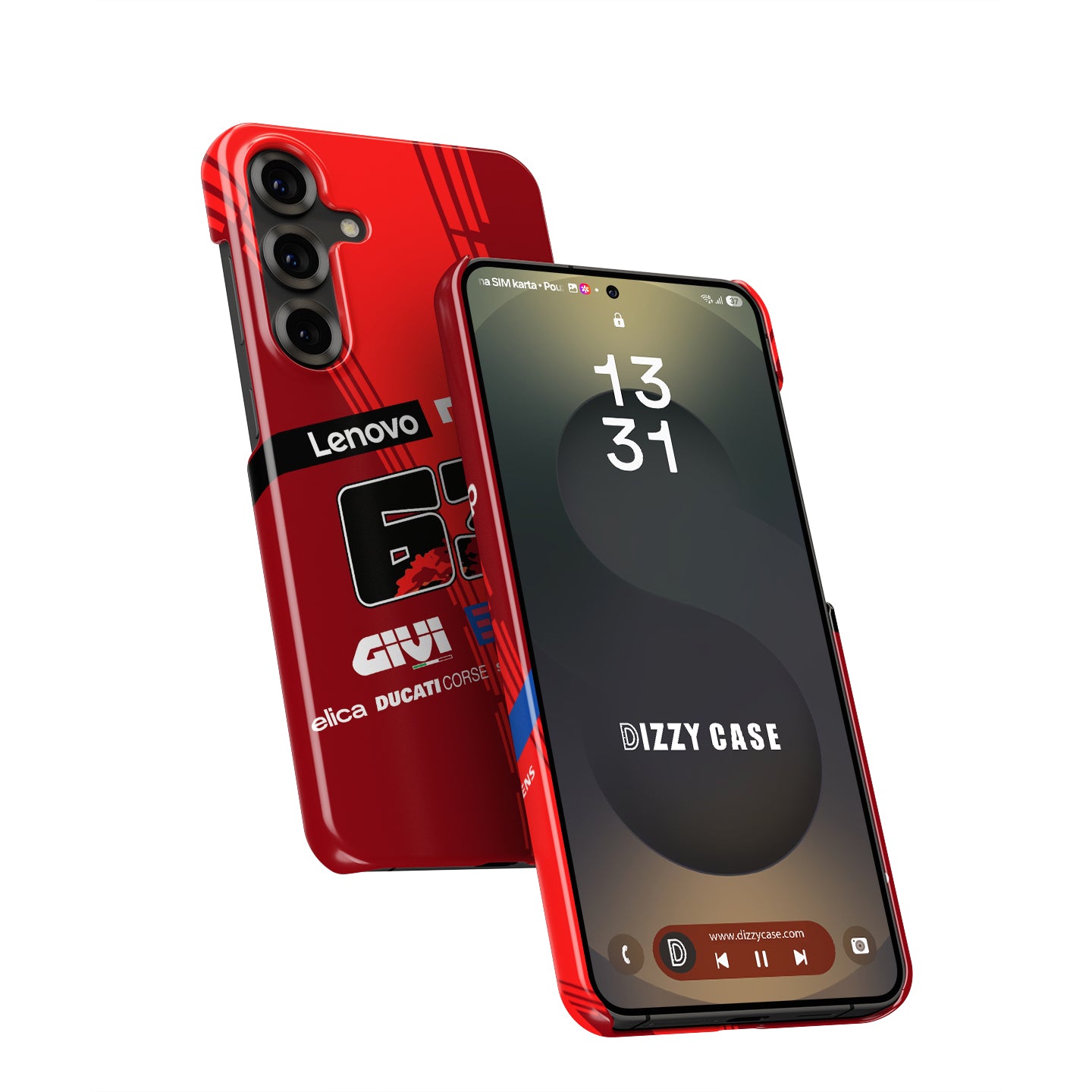 Francesco Bagnaia MotoGP Ducati Phone Case – #63 Racing Livery Tribute for Samsung Galaxy | DIZZY CASE