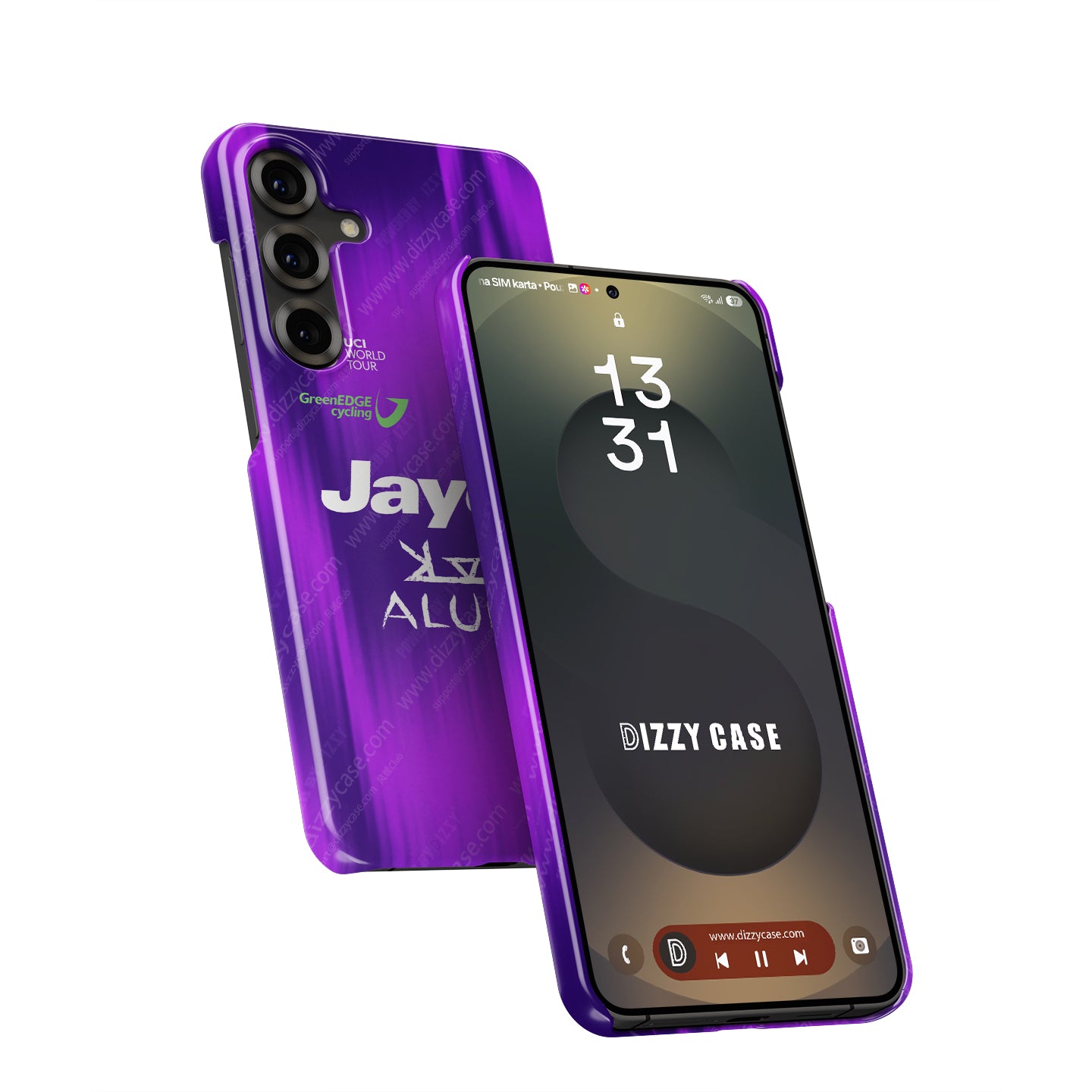 Team Jayco AlUla 2025 Jersey Phone Case – Ride the Purple Velocity (Samsung Galaxy)