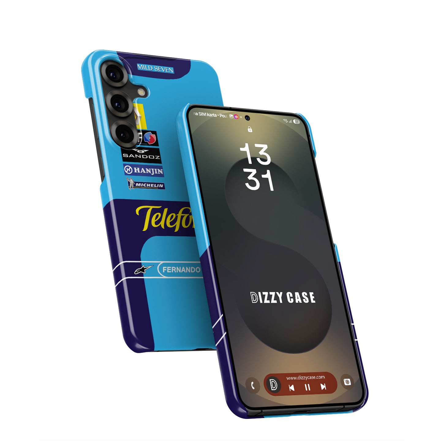 Fernando Alonso Renault 2004 Galaxy Case – Legendary F1 Design | DIZZY CASE