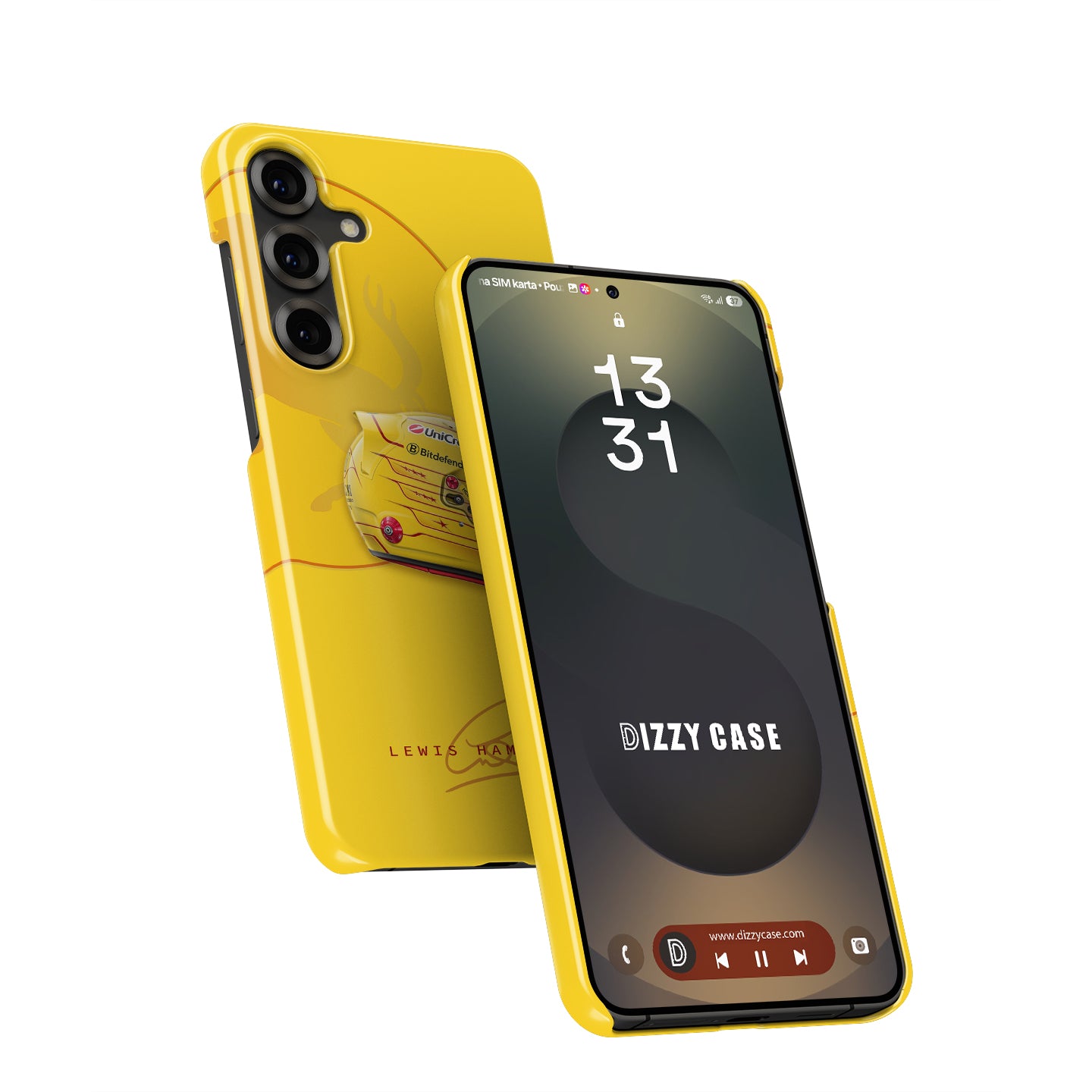 Lewis Hamilton 2025 F1 Helmet Livery Phone Case – LH44 Edition (Samsung Galaxy) | DIZZY CASE