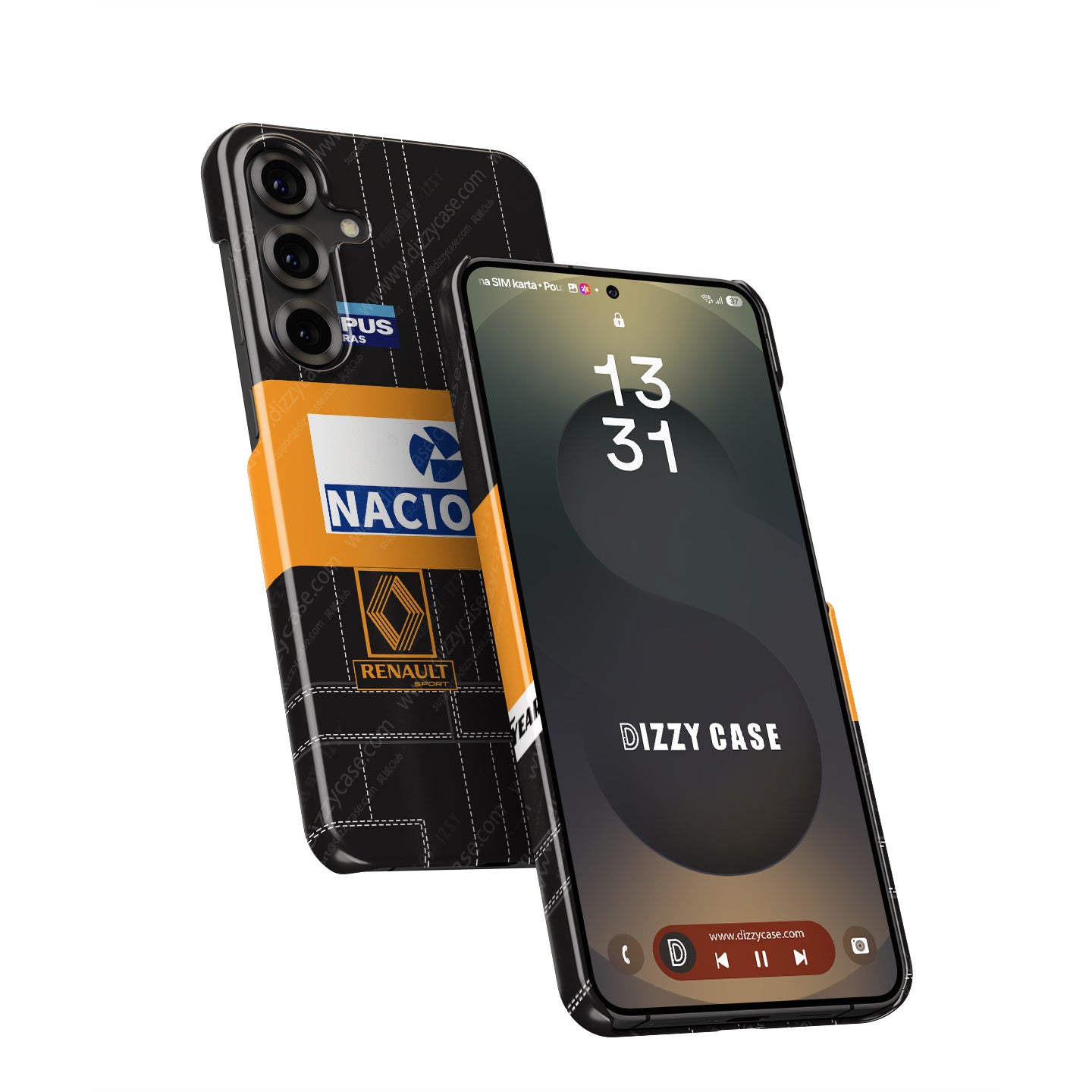 Ayrton Senna 1985 Lotus F1 Samsung Case - Snap & Tough Variants | DIZZY CASE