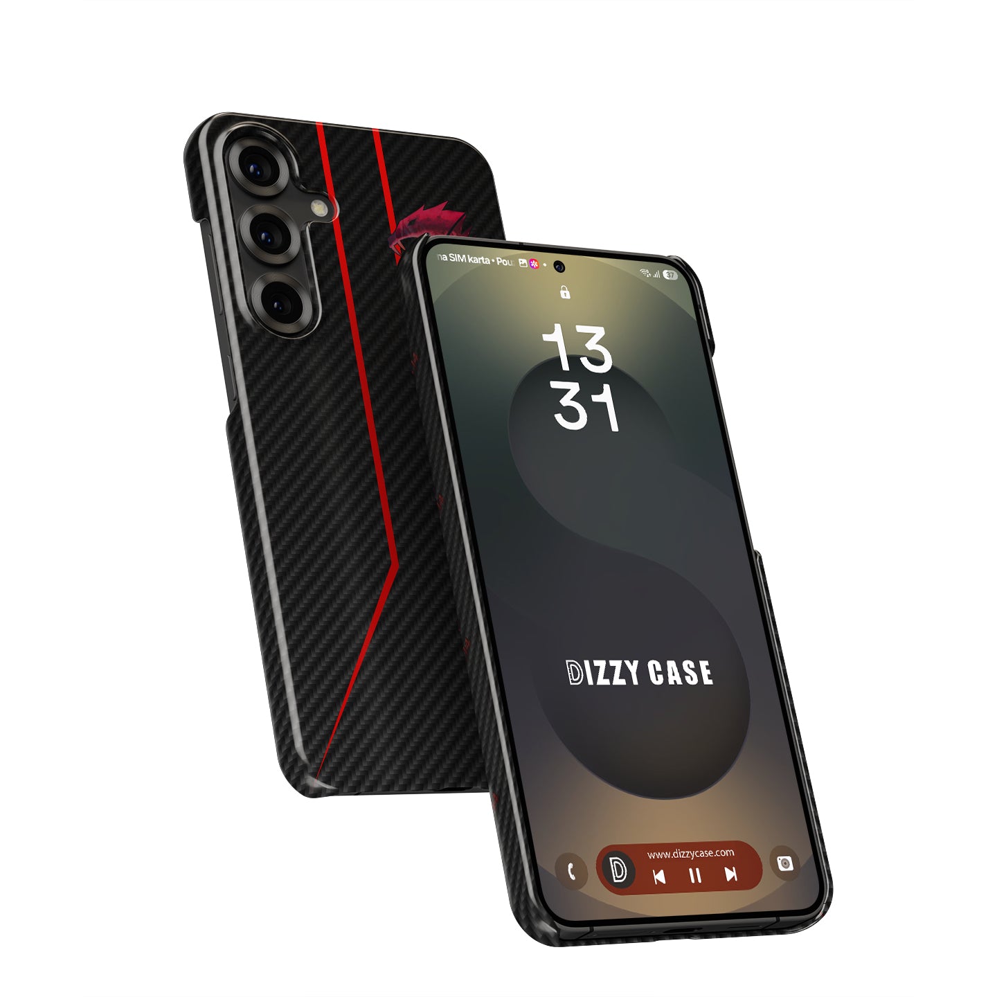 Funda para teléfono DIZZY Neon Revolution AK-47: vitalidad desatada