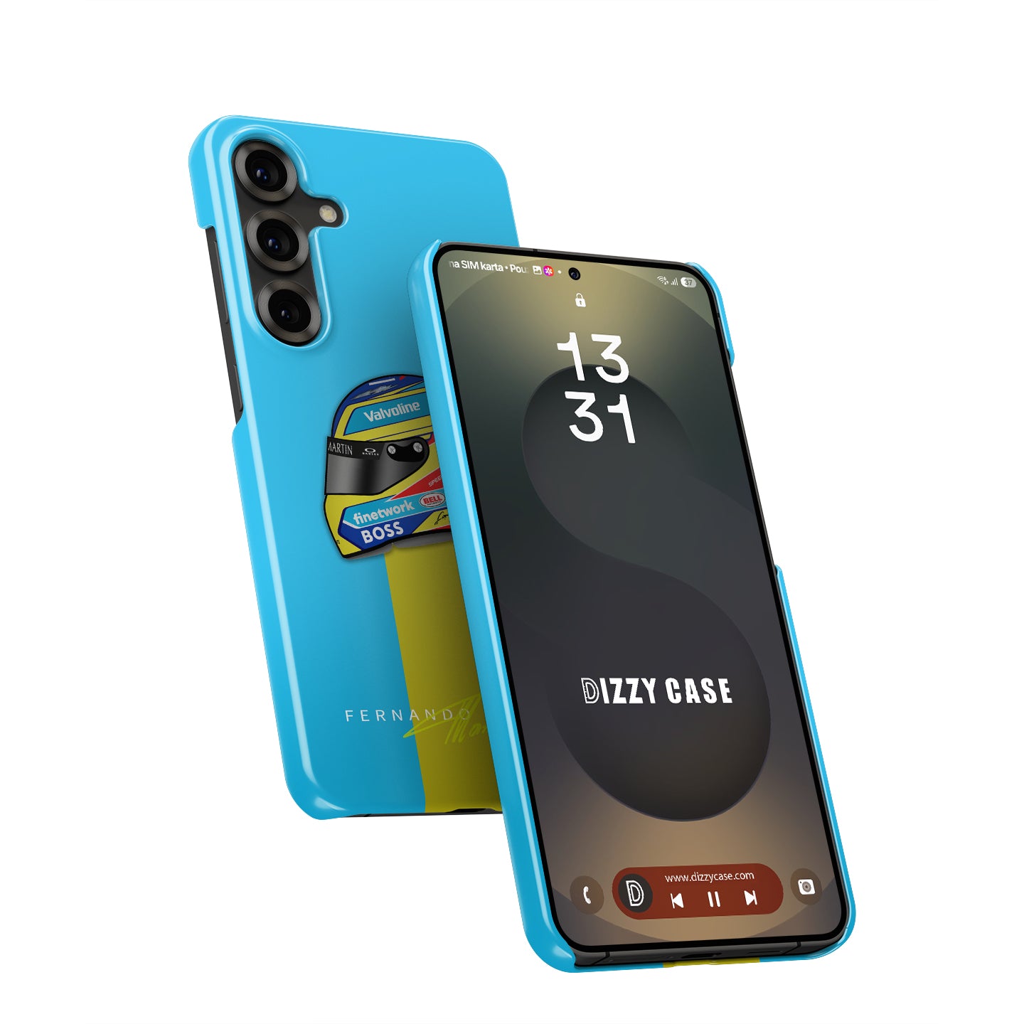 Fernando Alonso 2024 Helmet Design - Samsung Models | DIZZY CASE