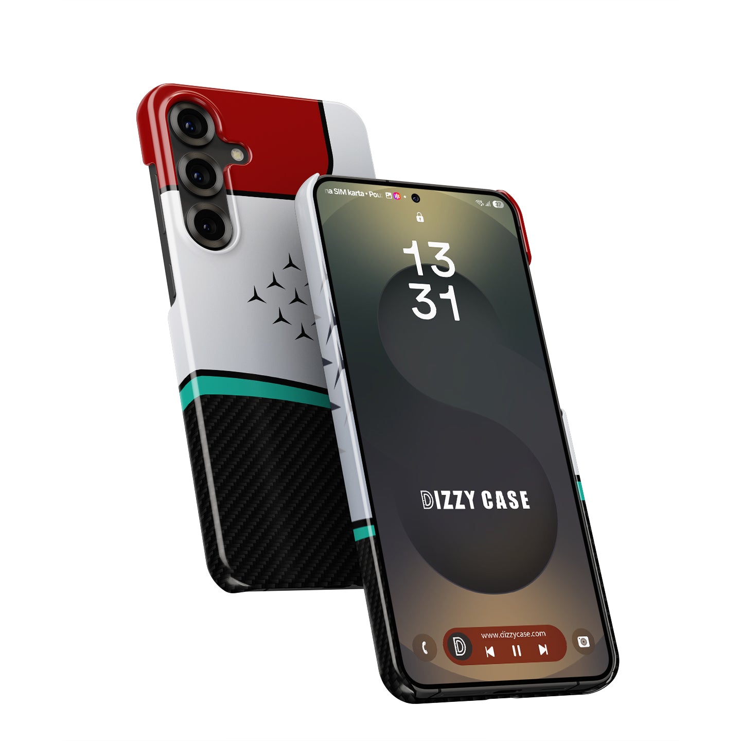 Mercedes W13 Livery Samsung Case - Snap & Tough Variants | DIZZY CASE