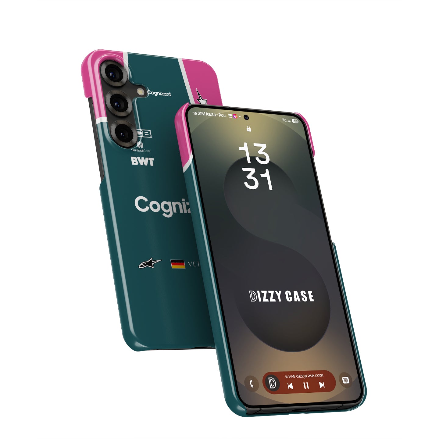 Aston Martin Sebastian Vettel F1 Phone Case for Samsung | DIZZY CASE