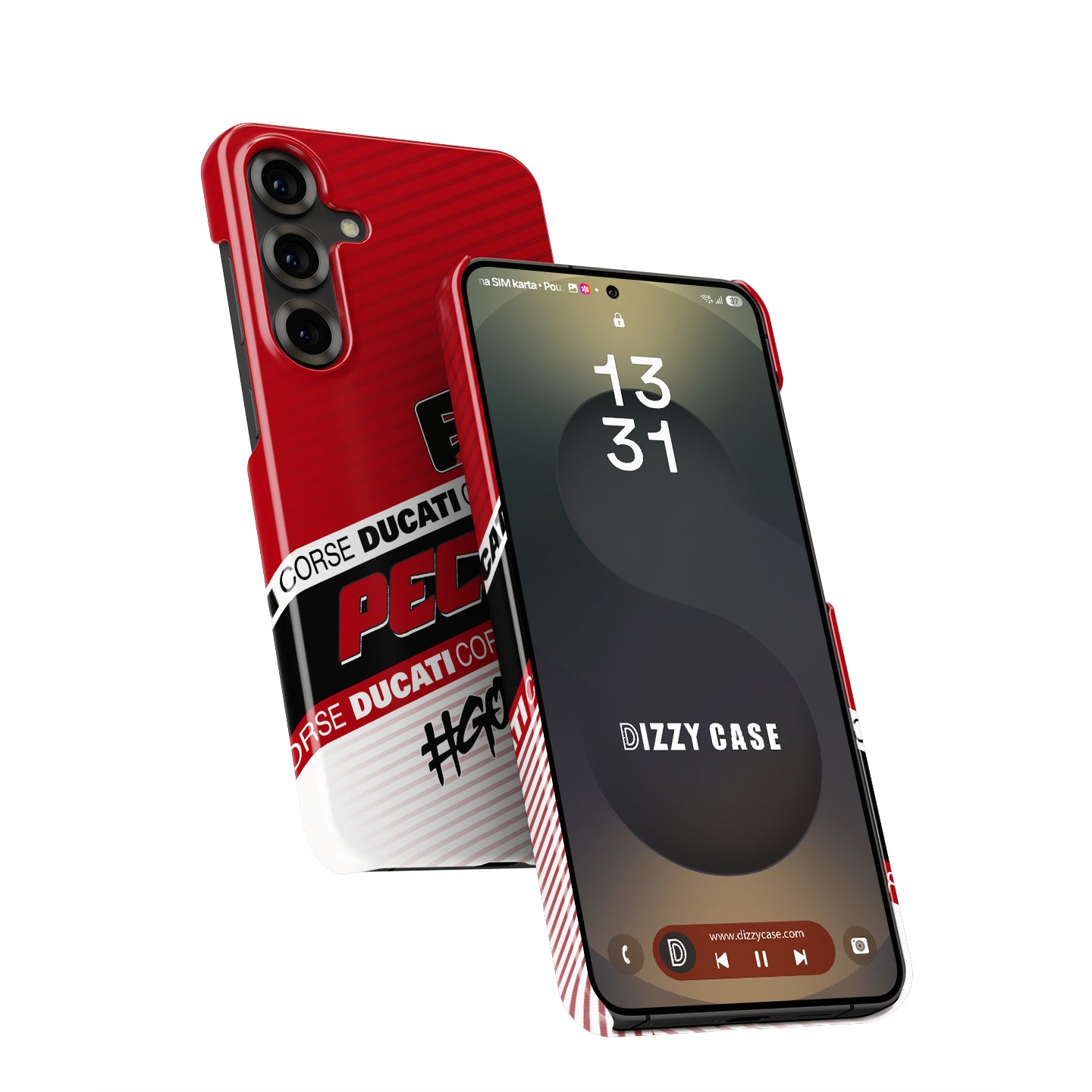 Francesco Bagnaia MotoGP 2025 Phone Case – Ducati Pecco #63 Design for Samsung