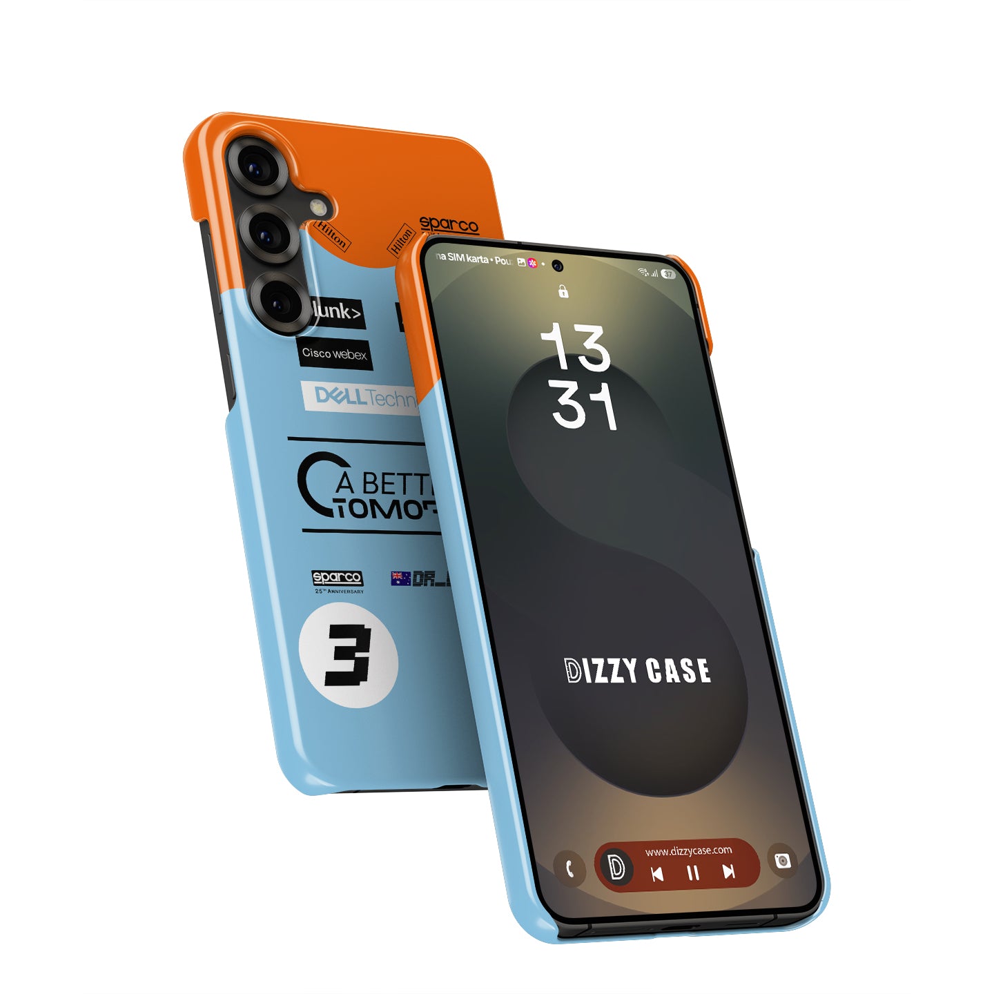 Ricciardo Gulf Livery Samsung Case - Sleek & Tough Protection | DIZZY CASE