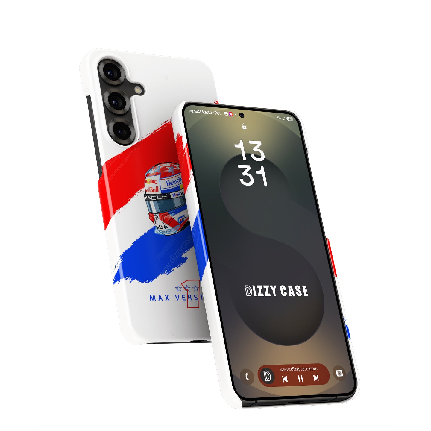 Max Verstappen 2025 Helmet Phone Case – Dutch Heritage F1 Design for Samsung Galaxy | DIZZY CASE