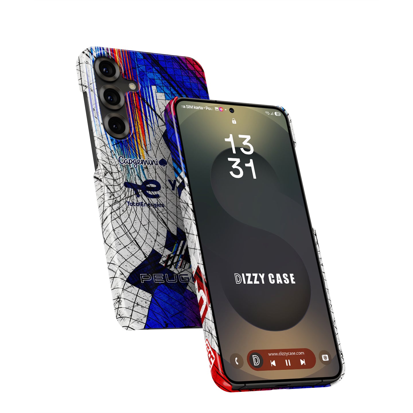 Peugeot 9X8 Le Mans 100th Anniversary Samsung Case – Race-Worn Hypercar Edition | DIZZY CASE