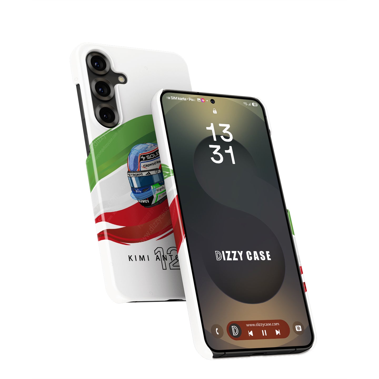 Andrea Kimi Antonelli 2025 Helmet Phone Case – Italian F1 Design for Samsung Galaxy | DIZZY CASE