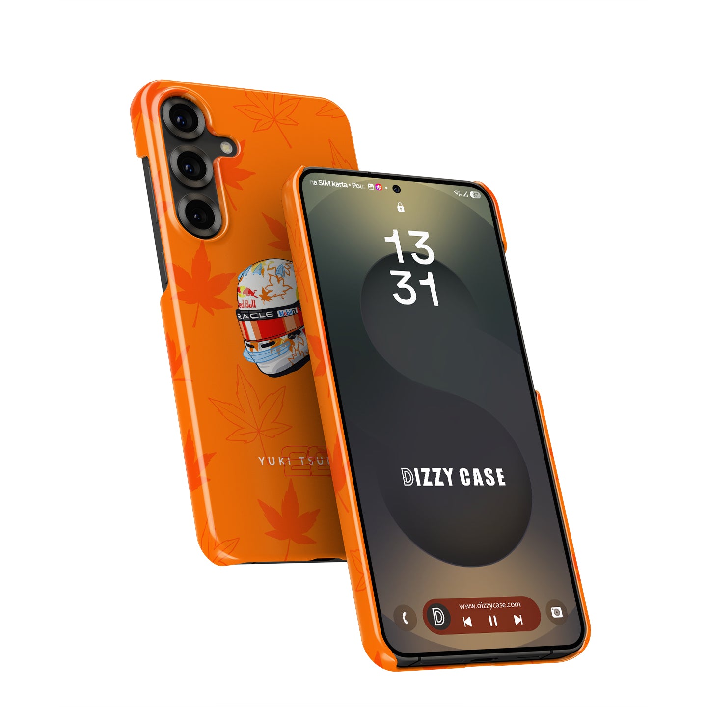 Yuki Tsunoda 2025 Helmet Phone Case – F1 Racing Livery (For Samsung) | DIZZY CASE