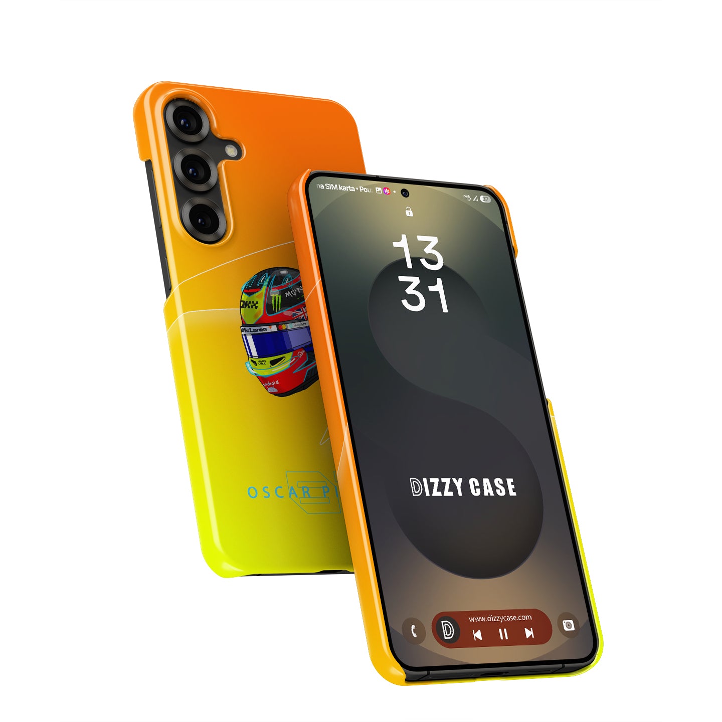 Oscar Piastri 2025 Helmet Phone Case – Australian Heritage F1 Design for Samsung Galaxy | DIZZY CASE