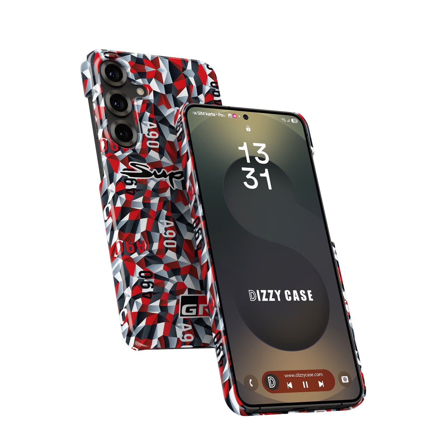 TOYOTA Supra A90 Prototype Livery Phone Case: Bold Racing Style & Protection