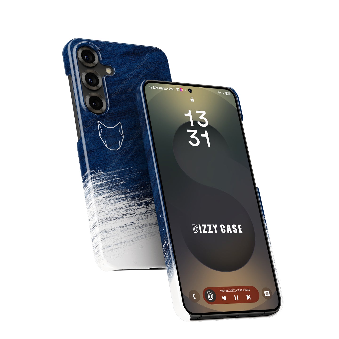 Soudal Quick-Step 2025 Bike Livery Phone Case – Gradient Blue S-Works Design for Samsung