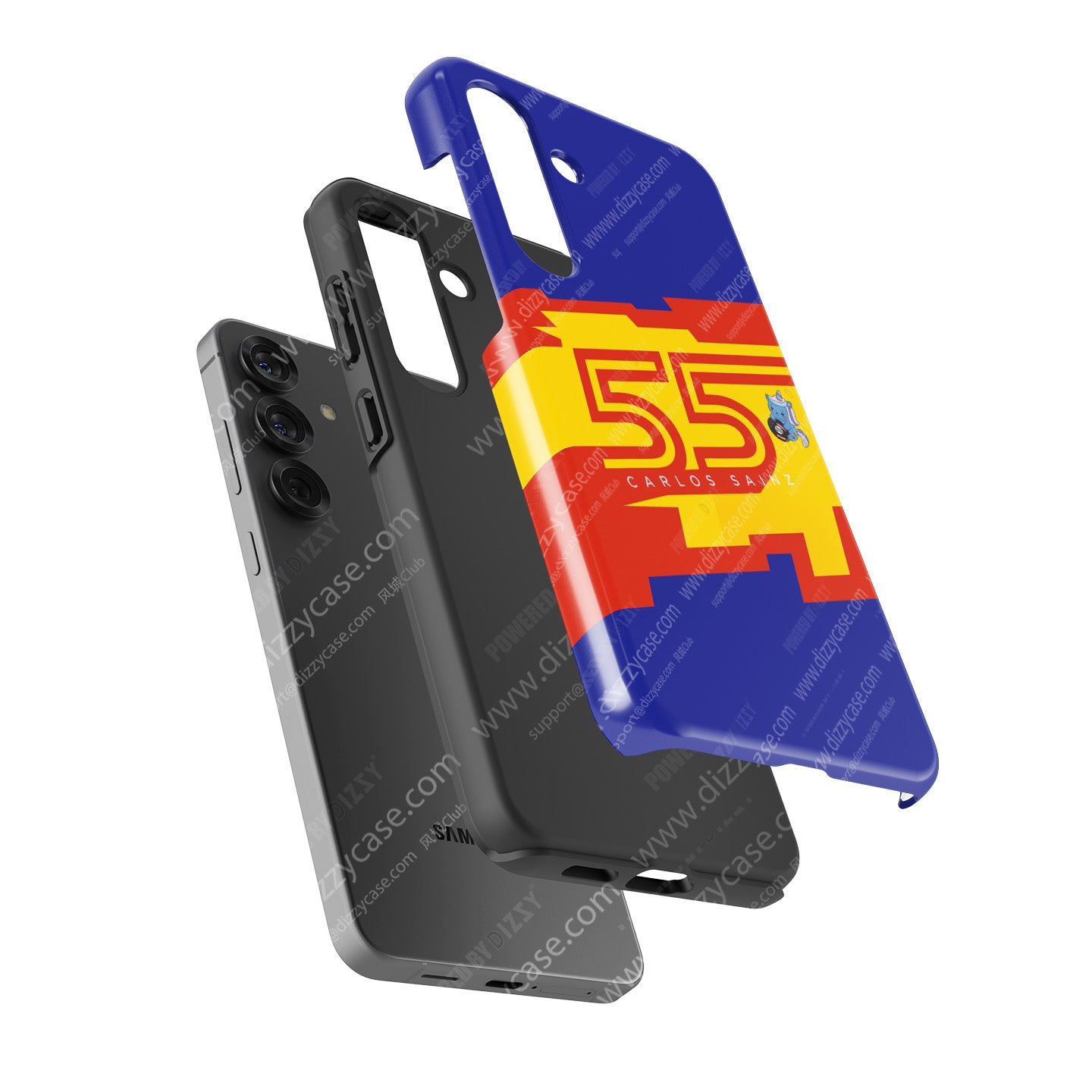 Carlos Sainz 2025 Williams Helmet Edition Phone Case – Spanish Spirit Design for Samsung Galaxy