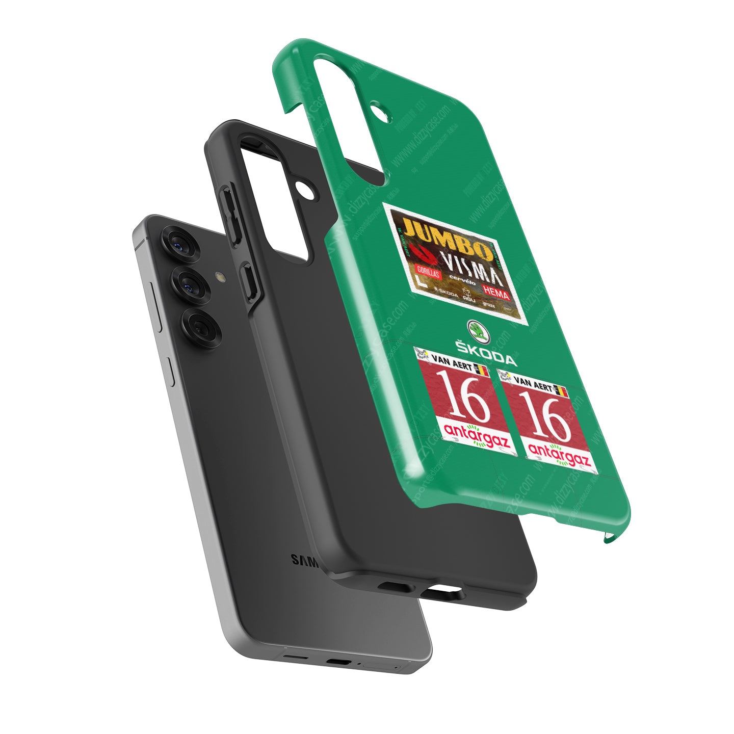 Celebrate Wout Van Aert with the 2022 Green Jersey Phone Case