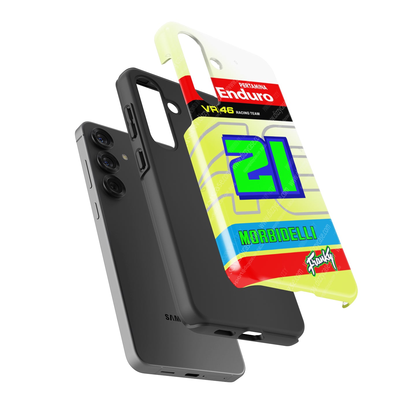Franky Morbidelli #21 Neon Racing Case - Samsung Galaxy