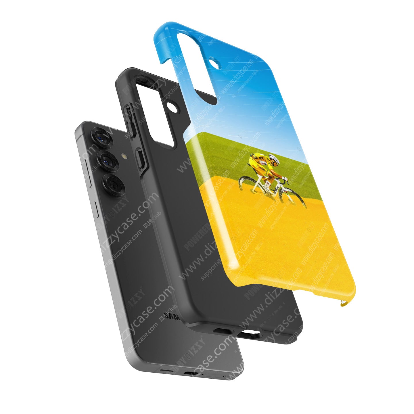Tadej Pogačar “Solo in Yellow” Phone Case – Tour de France 2025 Edition for Samsung Galaxy