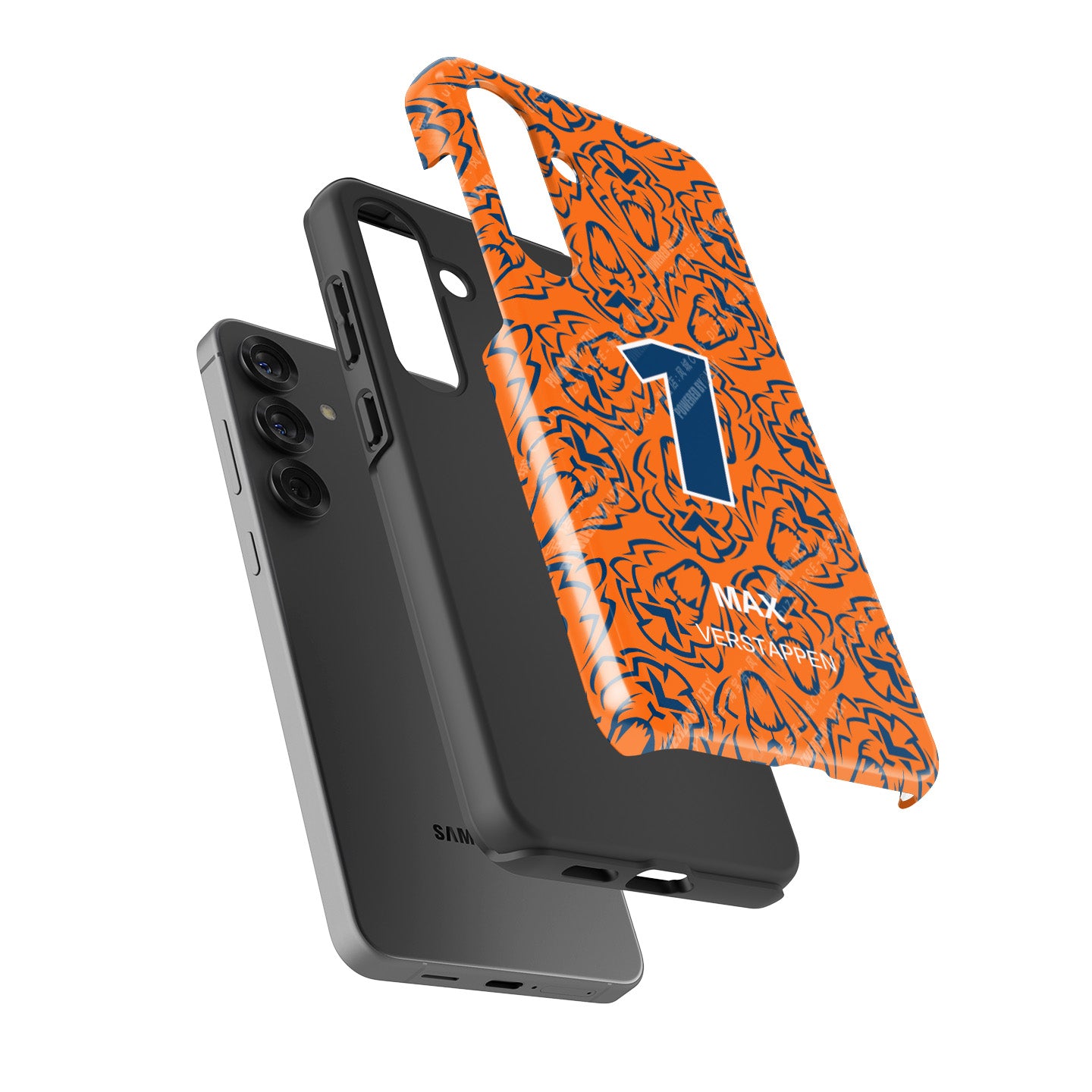 Max Verstappen 2025 F1 Champion Samsung Phone Case – Dutch Pride Edition