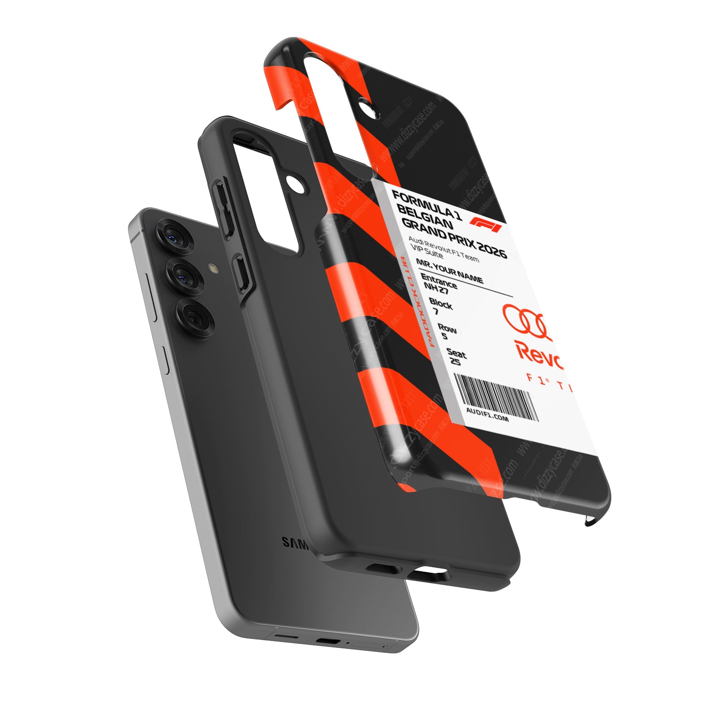 Custom Audi F1 VIP Pass Samsung Galaxy Case