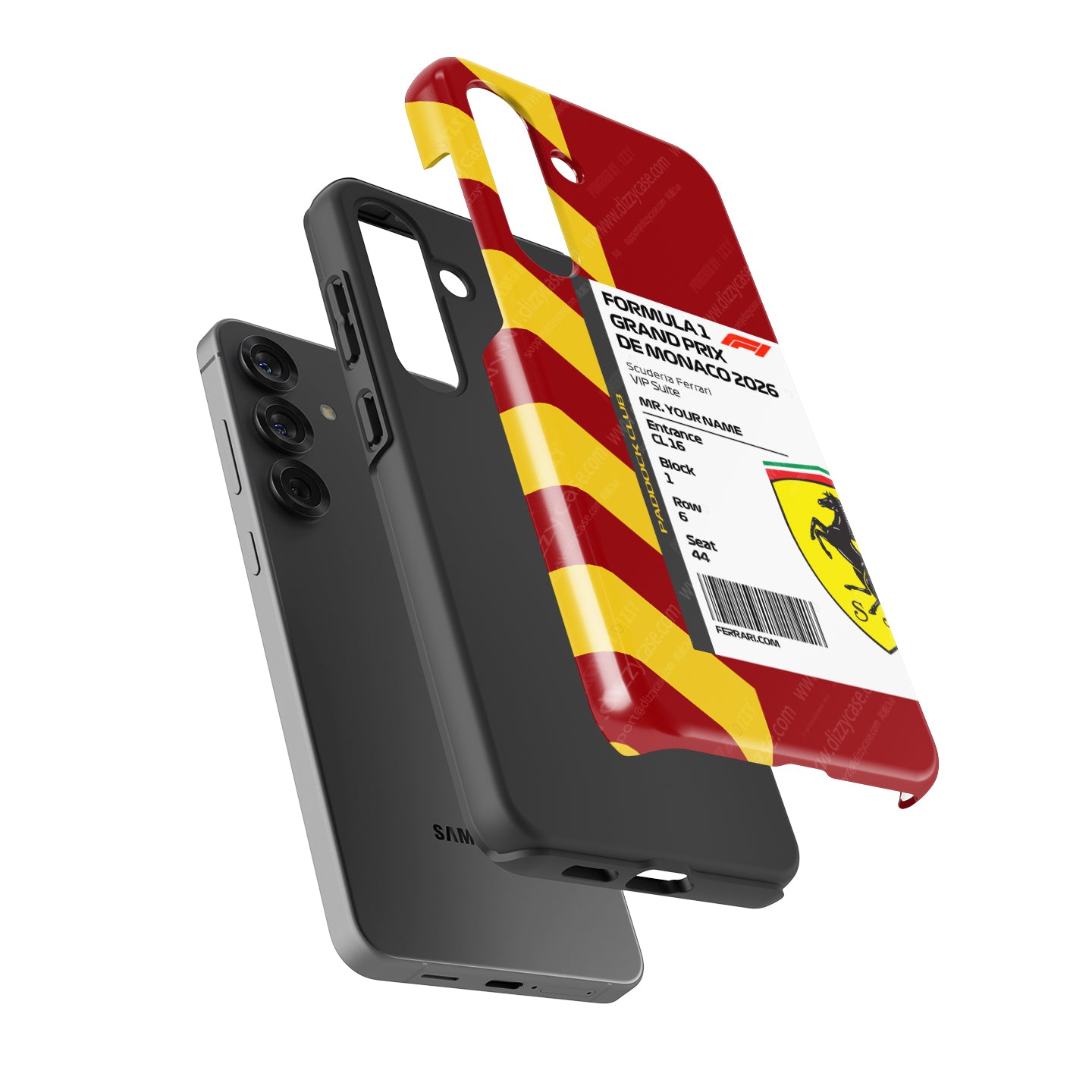 Custom Ferrari VIP Pass Samsung Galaxy Case
