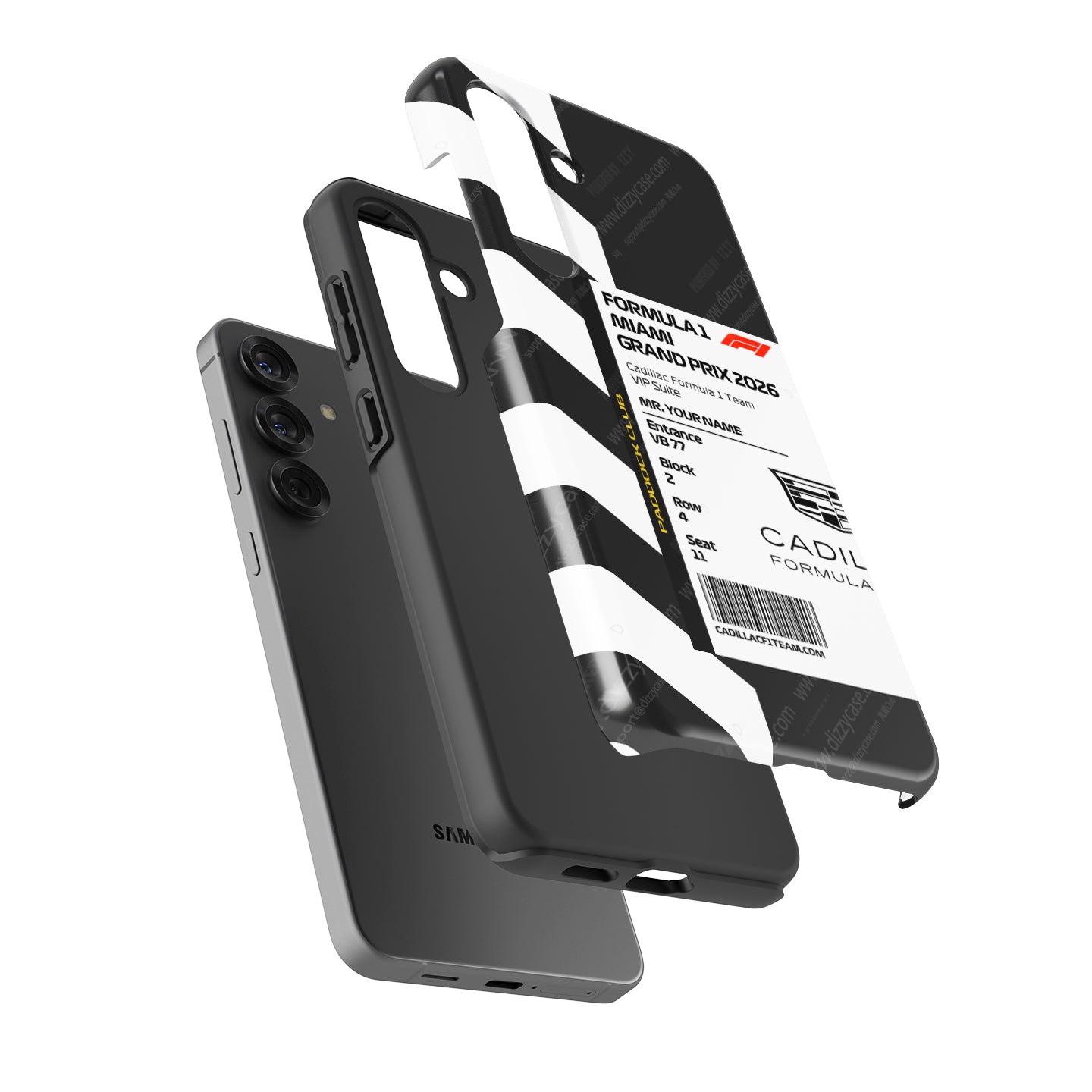 Custom Cadillac VIP Pass Samsung Galaxy Case