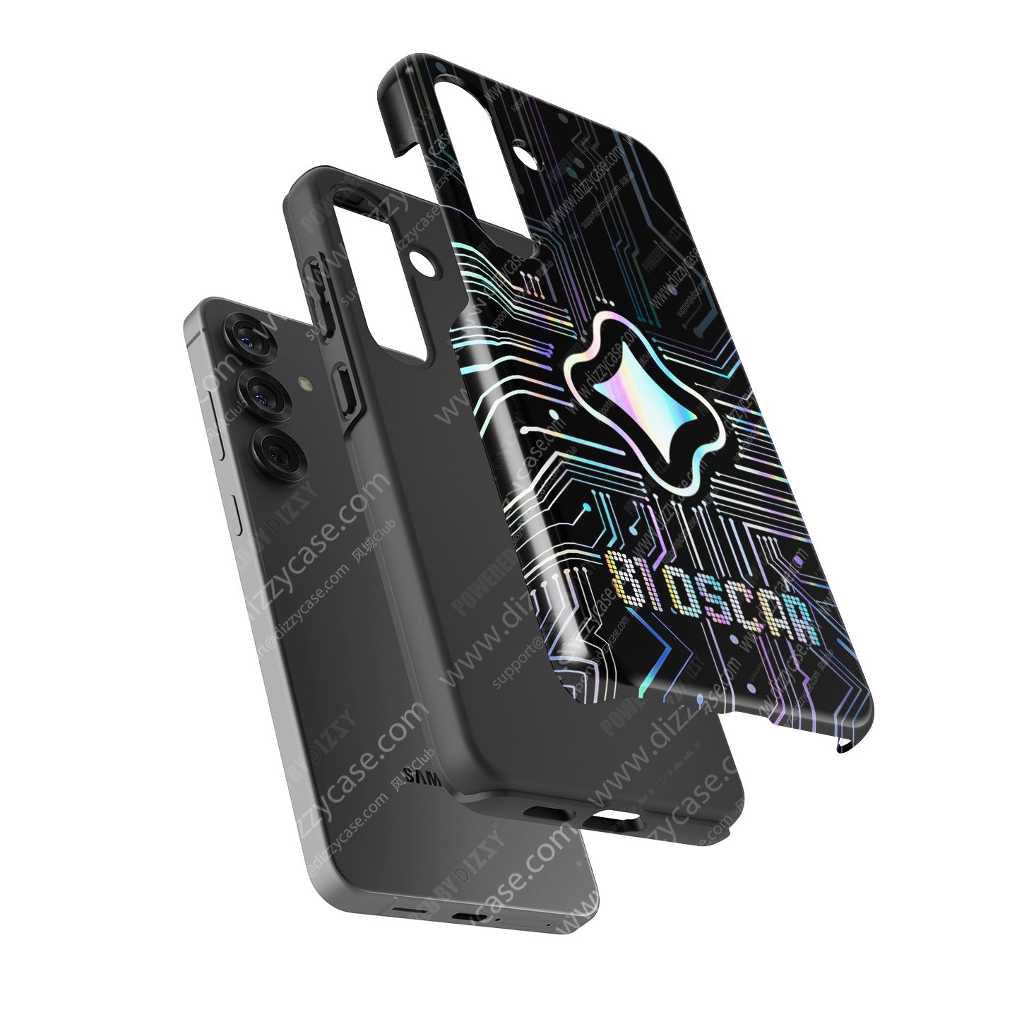 Oscar Piastri 2025 USGP Helmet Phone Case – Gemini Tech Edition for Samsung Galaxy