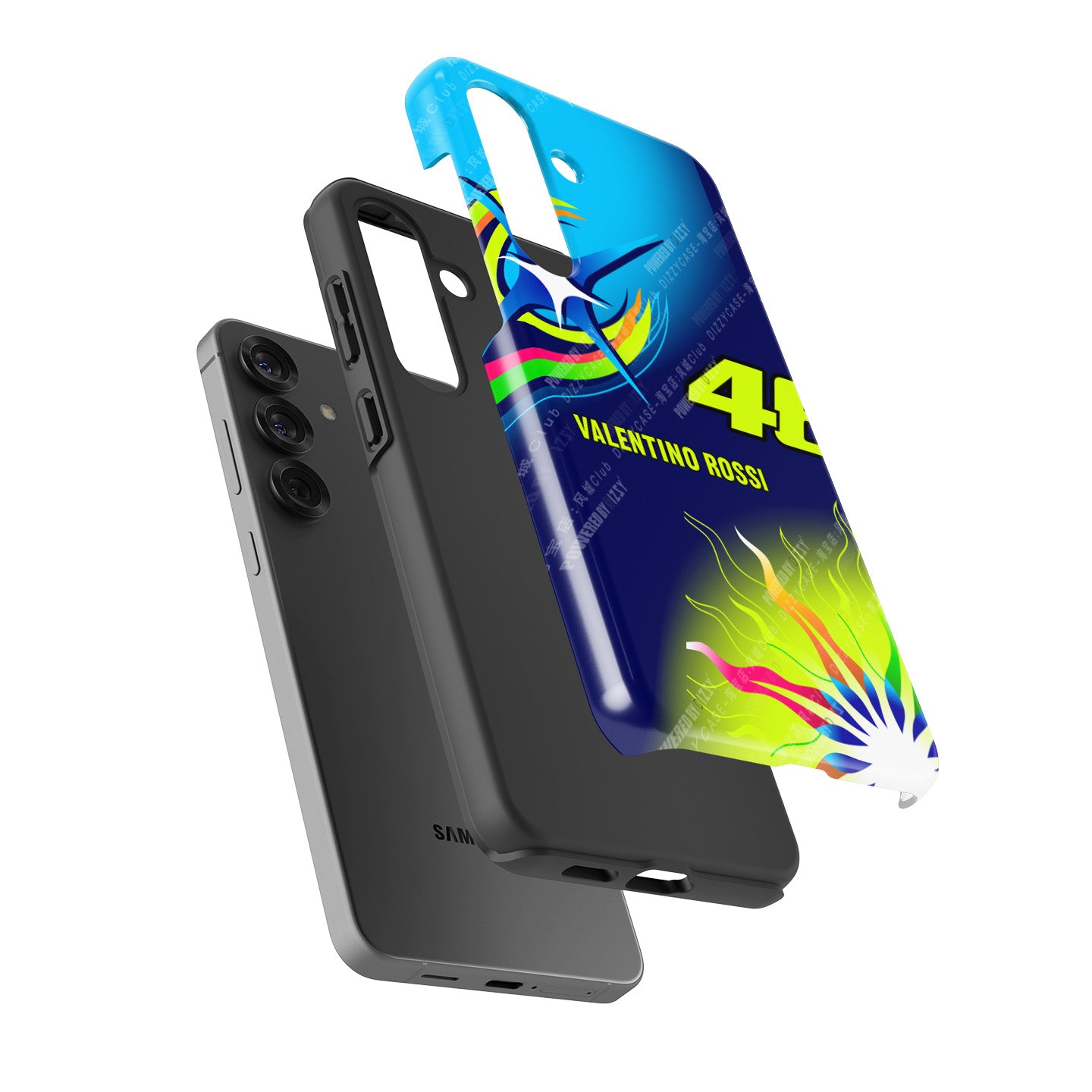 Valentino Rossi 2025 WEC Helmet Phone Case – Le Mans 24H BMW M Motorsport for Samsung