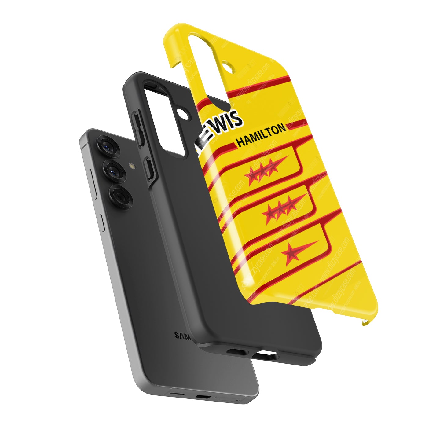 Lewis Hamilton 2025 Ferrari Helmet Phone Case – LH44 First Season Edition (Samsung Galaxy)