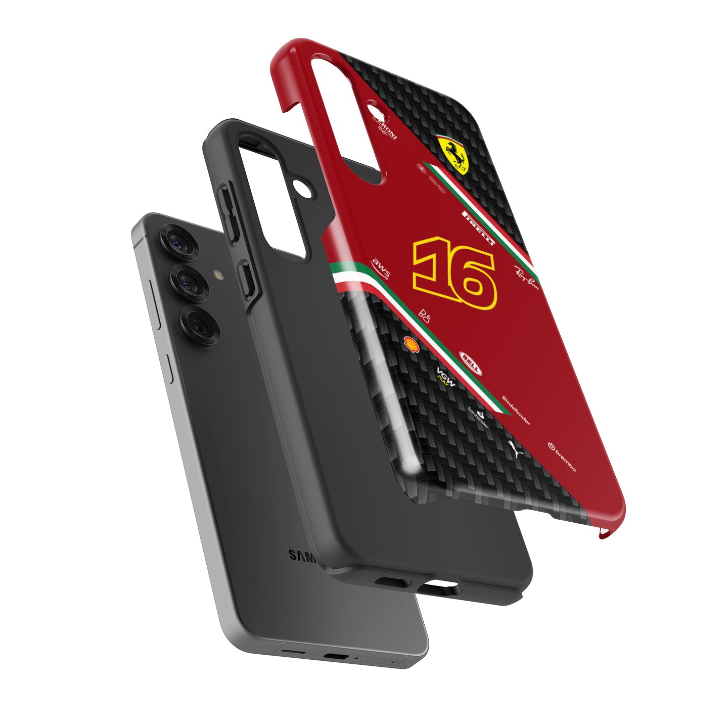 F1 Charles Leclerc Phone Case –  CL16 Edition for Samsung | DIZZY CASE