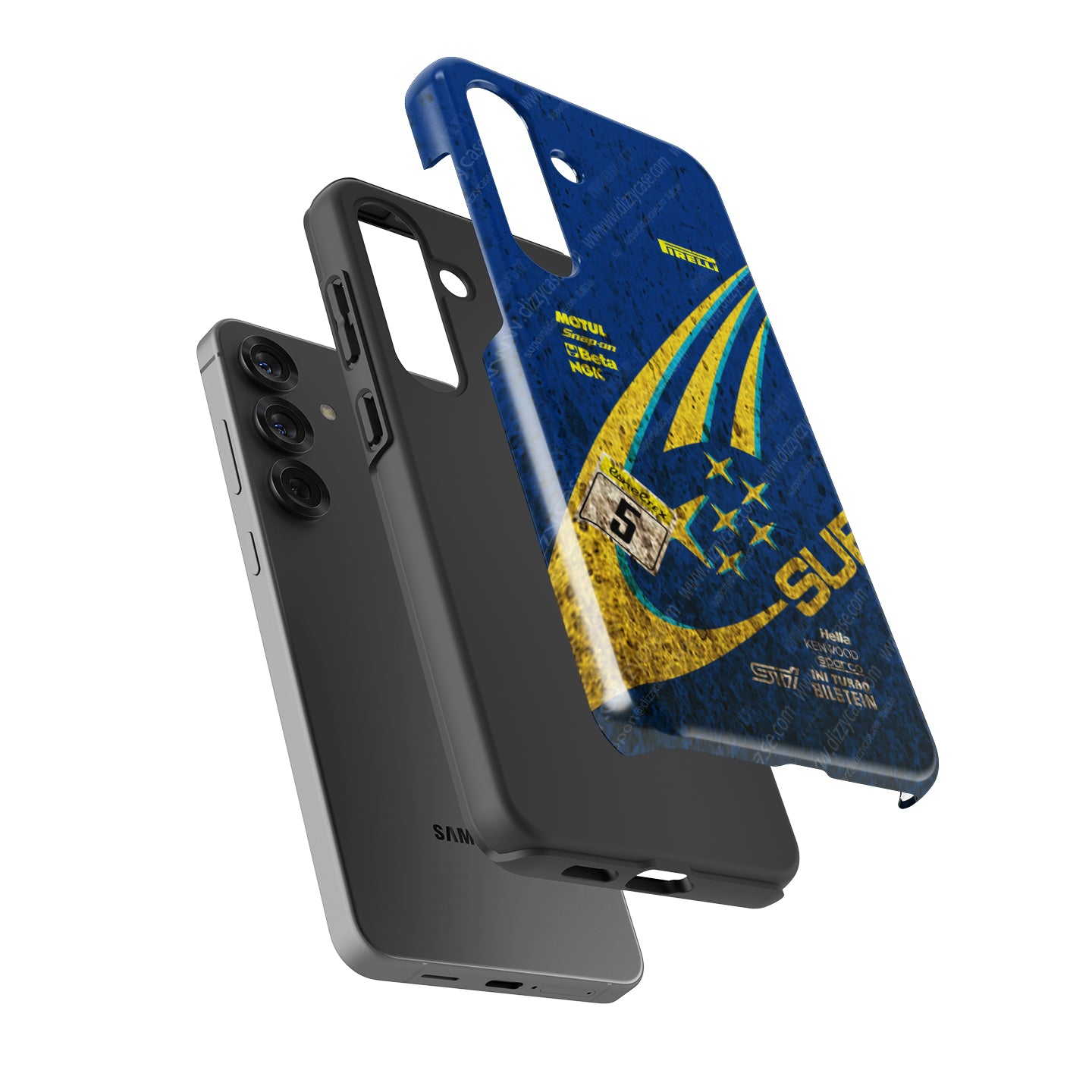 2001 Subaru Impreza S7 WRC Mud Livery Phone Case - Rally Heritage