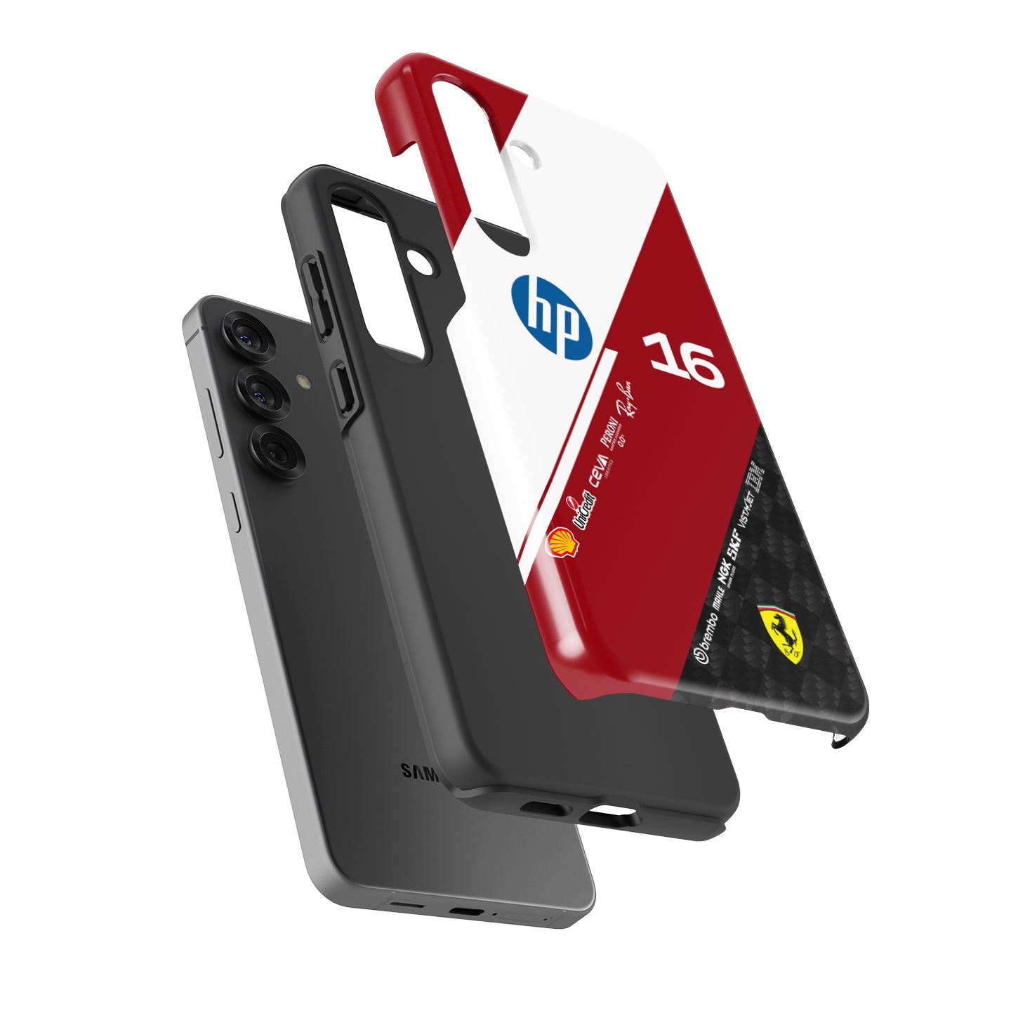 Charles Leclerc 2025 Livery Phone Case – Speed & Style Combined (Samsung Galaxy) | DIZZY CASE