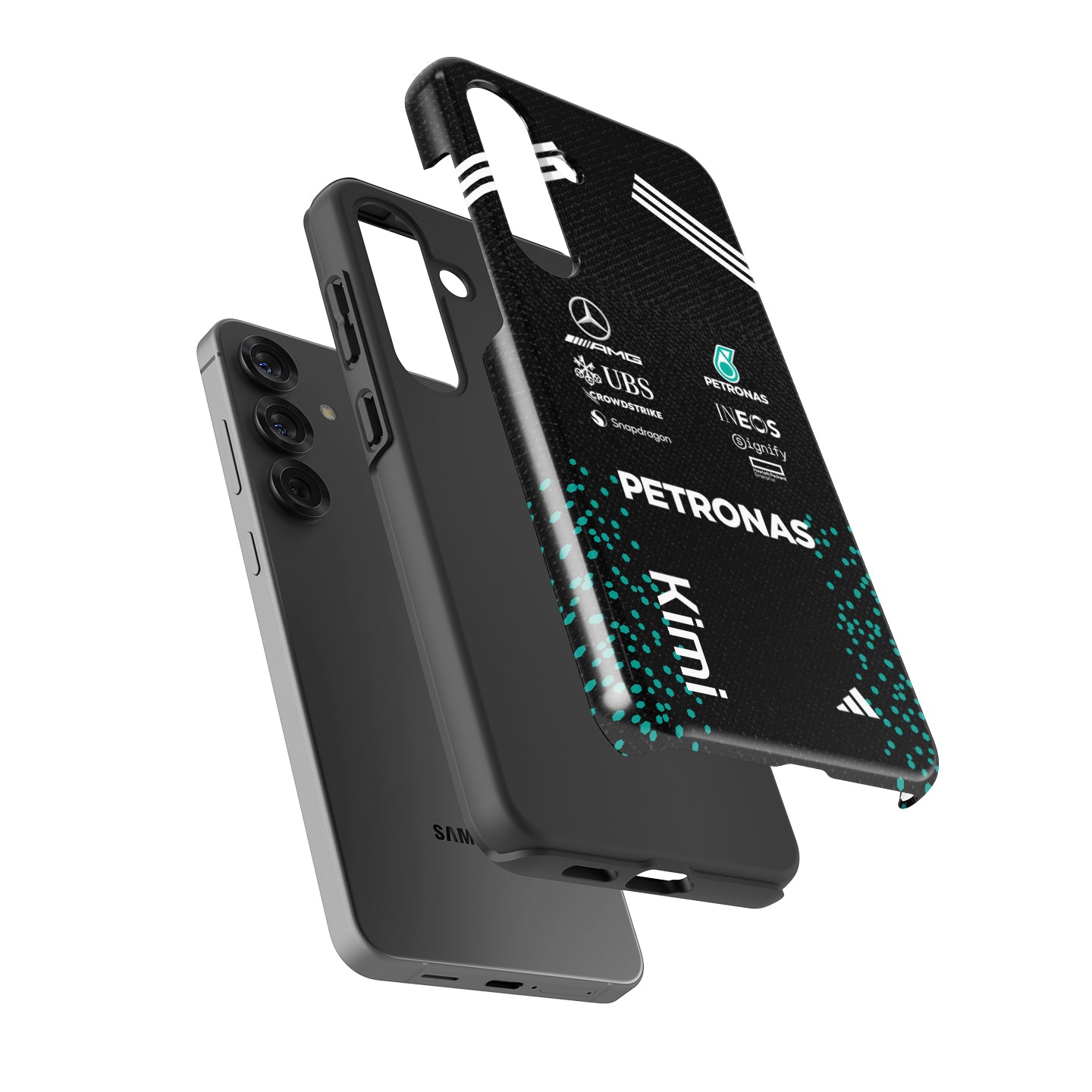 Kimi Antonelli 2025 Mercedes F1 Race Suit Phone Case – AMG Petronas Edition (Samsung Galaxy) | DIZZY CASE