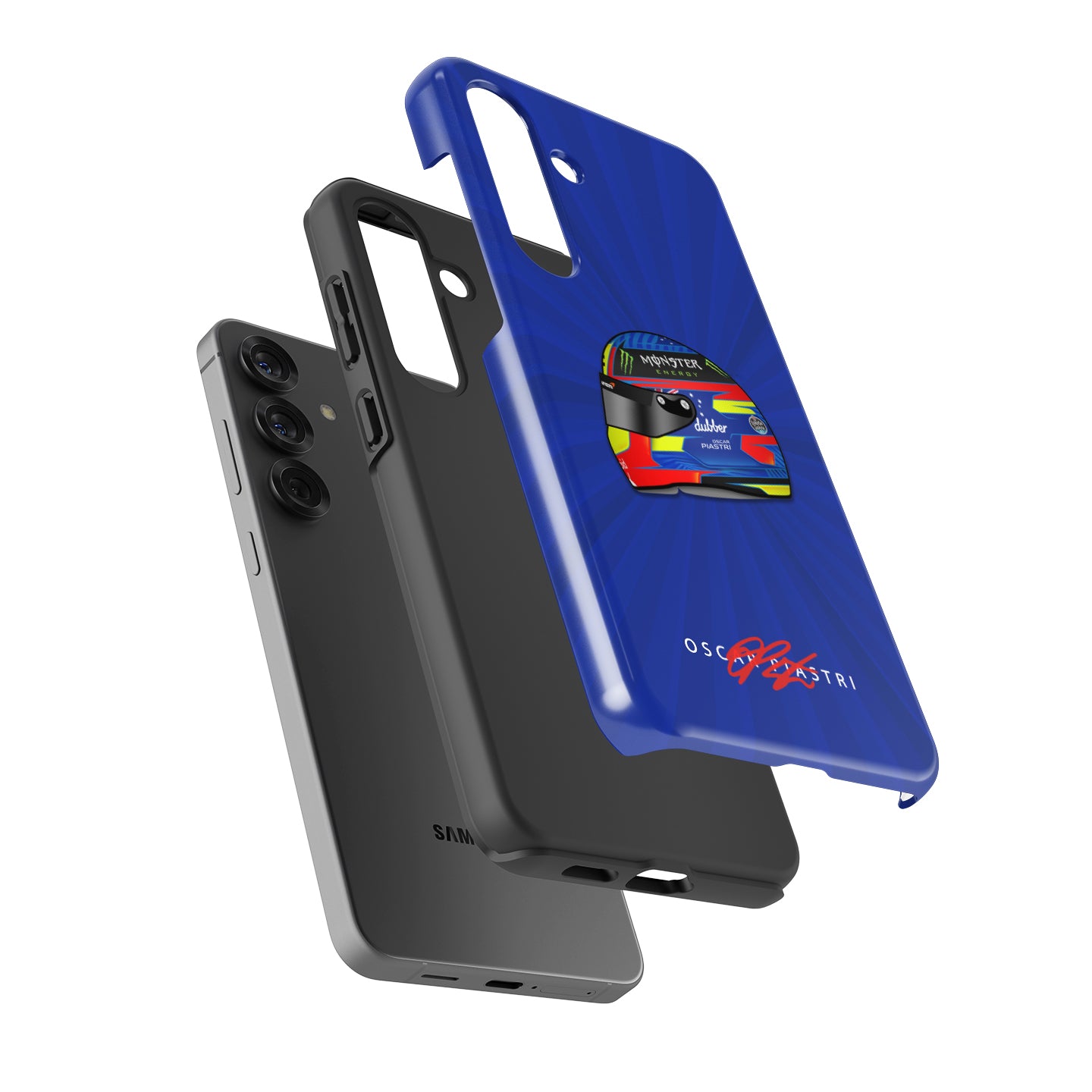 Étui Samsung édition casque Oscar Piastri 2024