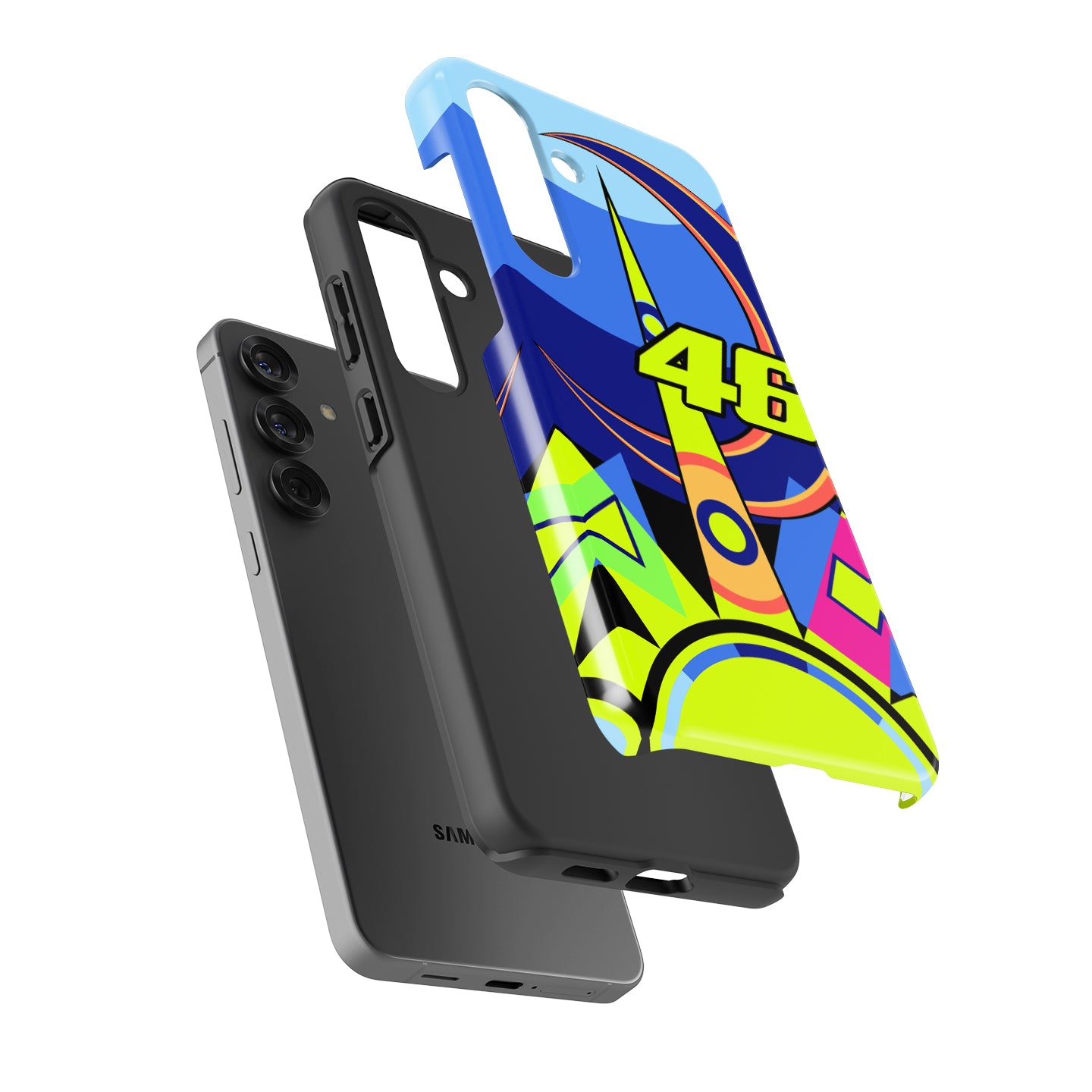 Valentino Rossi Sun And Moon 2016 Helmet Livery Phone Case - Samsung Models | DIZZY CASE