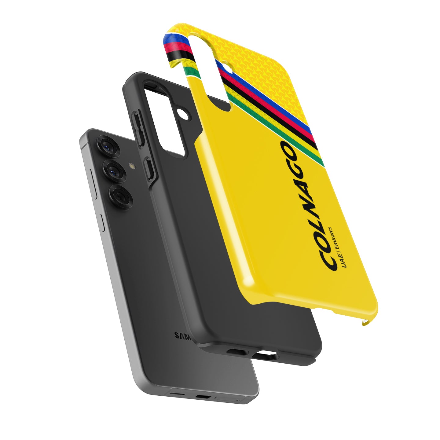Pogačar 2025 Tour de France Colnago Y1RS Phone Case – Yellow Victory Edition (for Samsung) | DIZZY CASE